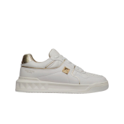 (W) Valentino One Stud Low-Top Nappa Sneakers White Platinum