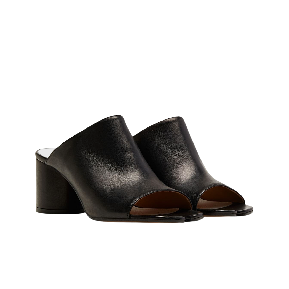 (W) 메종 마르지엘라 타비 뮬 블랙((W) Maison Margiela Tabi Mule Black) - 2