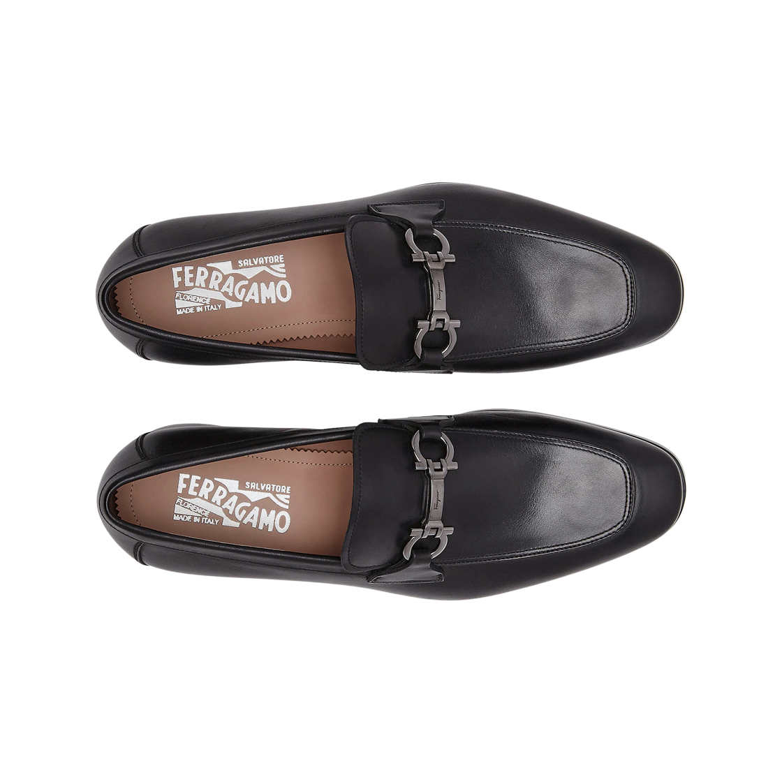 페라가모 간치니 오너먼트 모카신 블랙 - D(Ferragamo Moccasin with Gancini Ornament Black - D) - 2