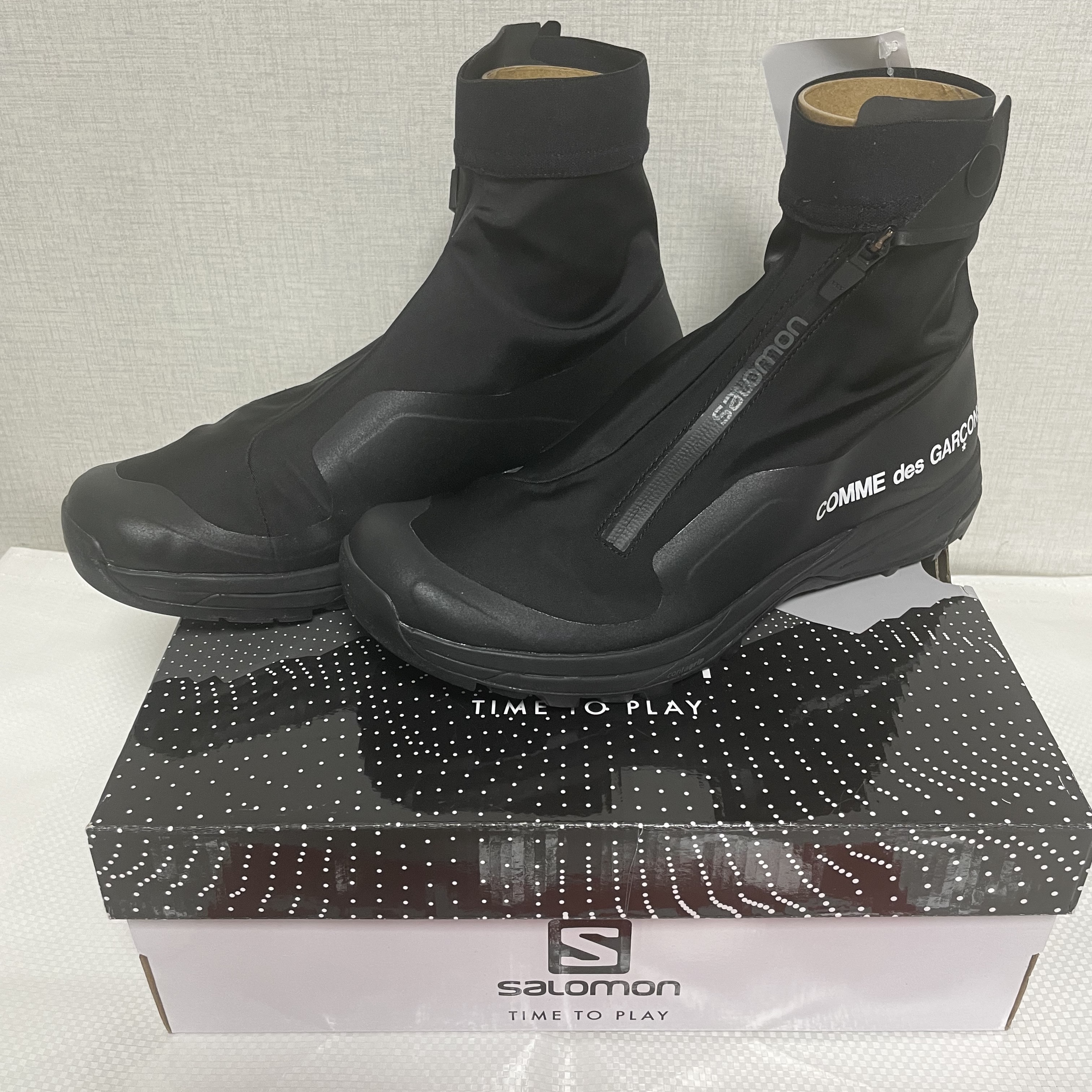 Salomon x Comme des Garcons XA-Alpine 2 Black 착용 스타일