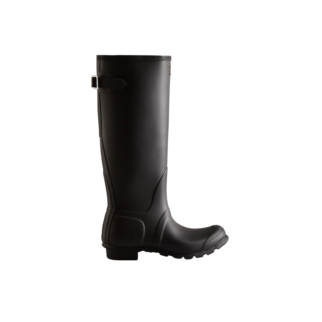 (W) 헌터 오리지널 백 어드저스터블 웰링턴 부츠 블랙((W) Hunter Original Back Adjustable Wellington Boots Black)
