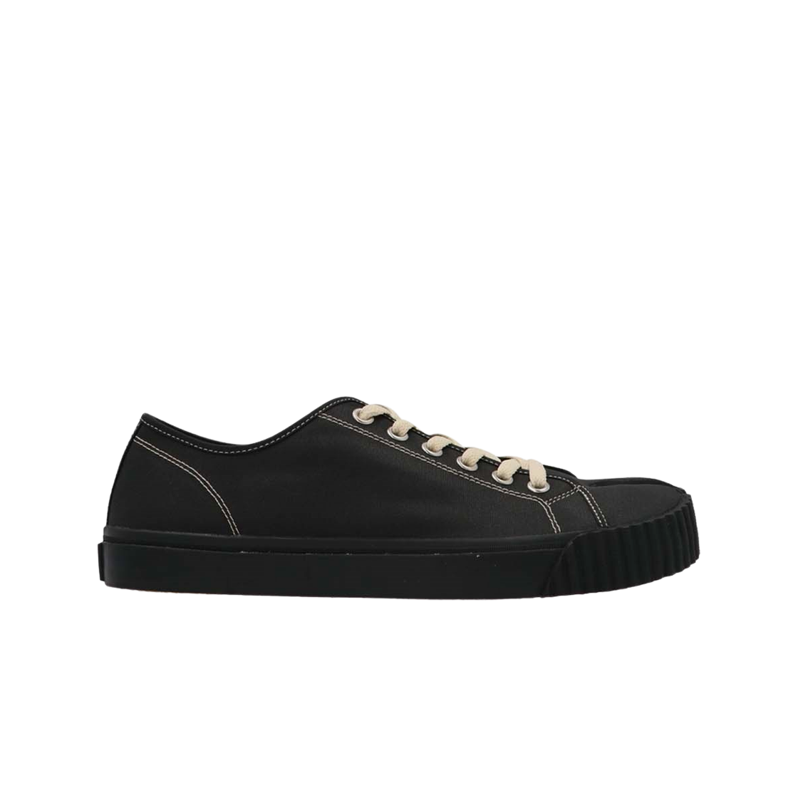 S37WS0581P4472H1669 Maison Margiela Tabi Low Canvas Sneakers Black