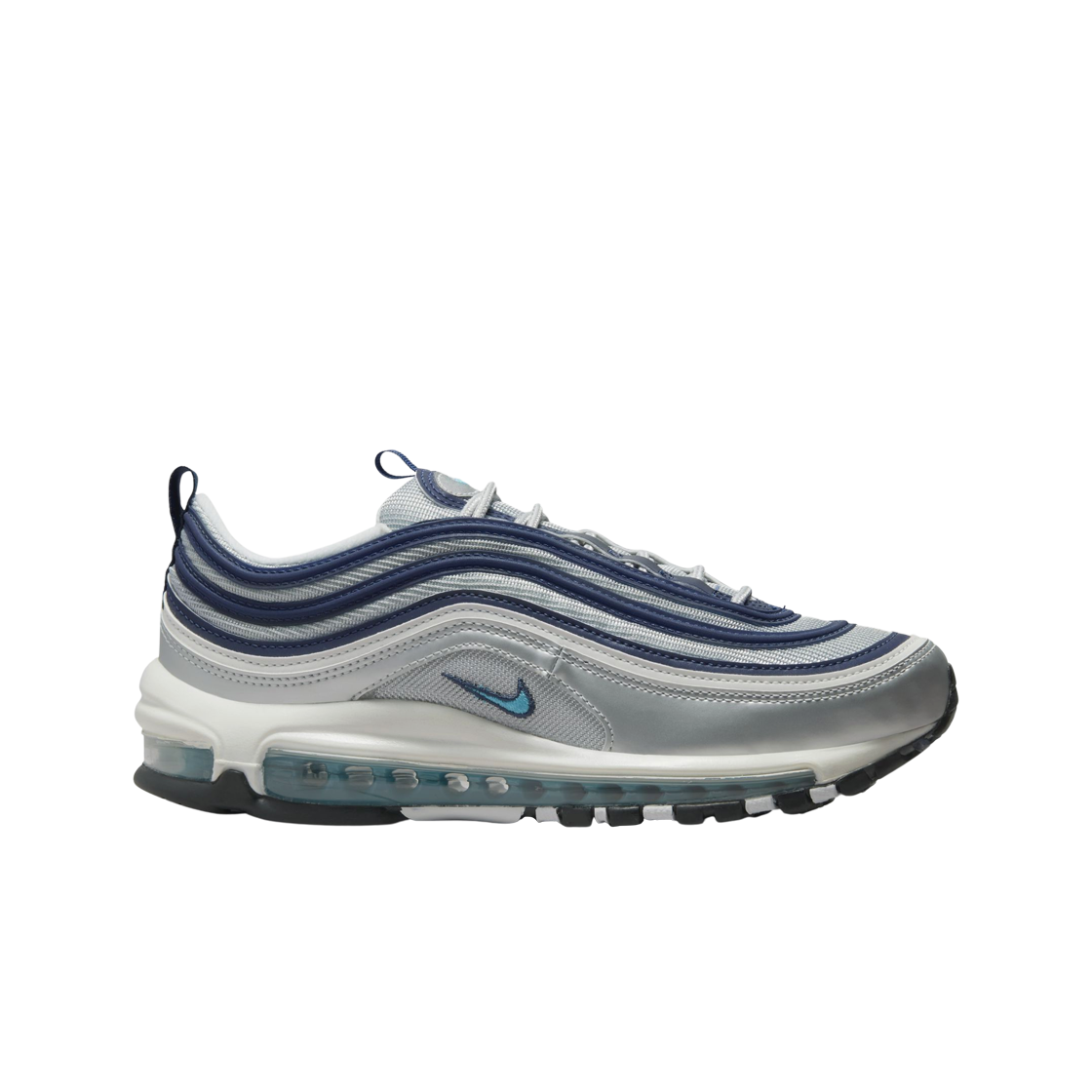 (W) 나이키 에어맥스 97 OG 메탈릭 실버 앤 클로린 블루((W) Nike Air Max 97 OG Metallic Silver and Chlorine Blue)