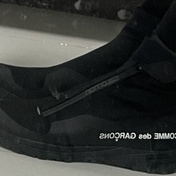 Salomon x Comme des Garcons XA-Alpine 2 Black 착용 스타일 - 3