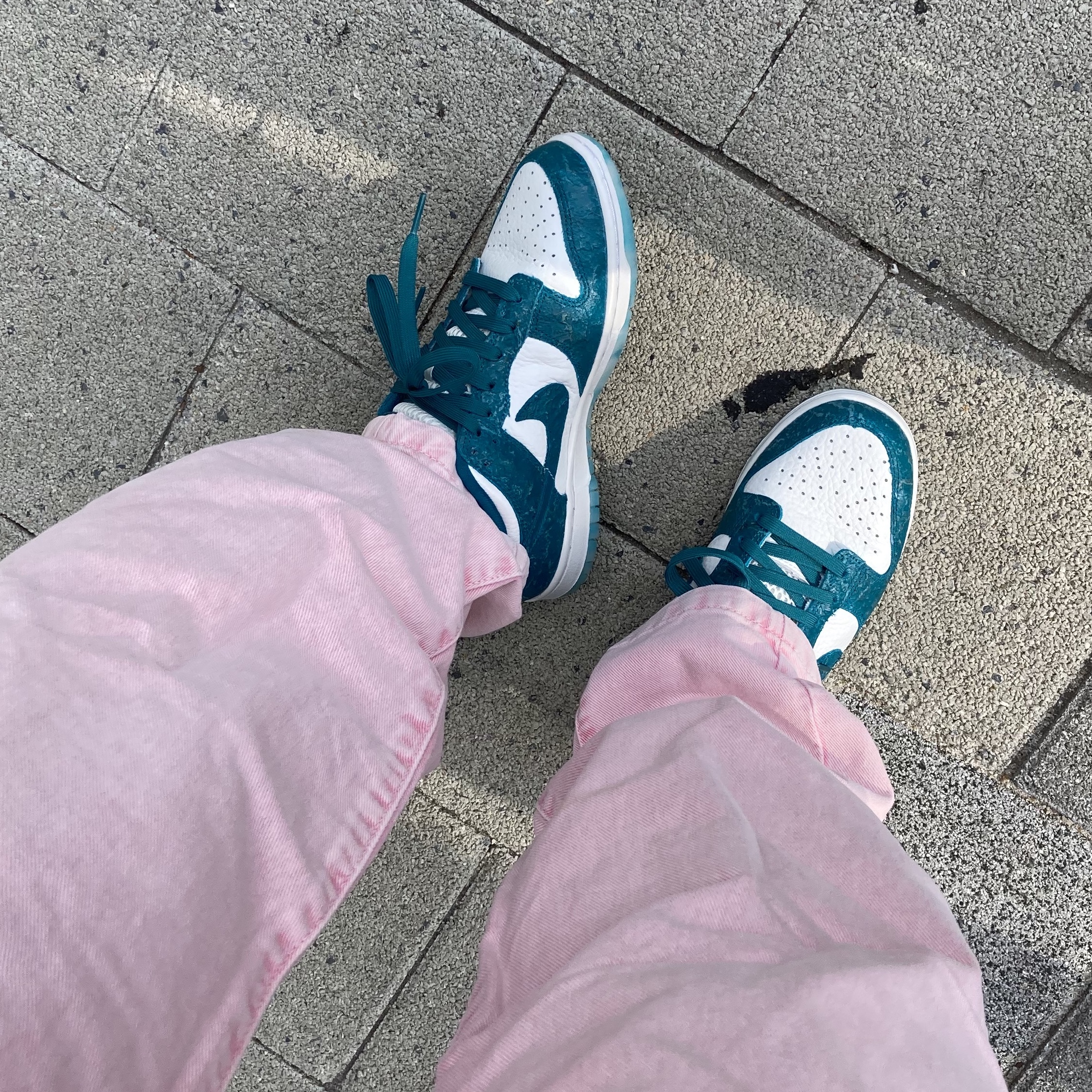 (W) Nike Dunk Low Ocean 착용 스타일