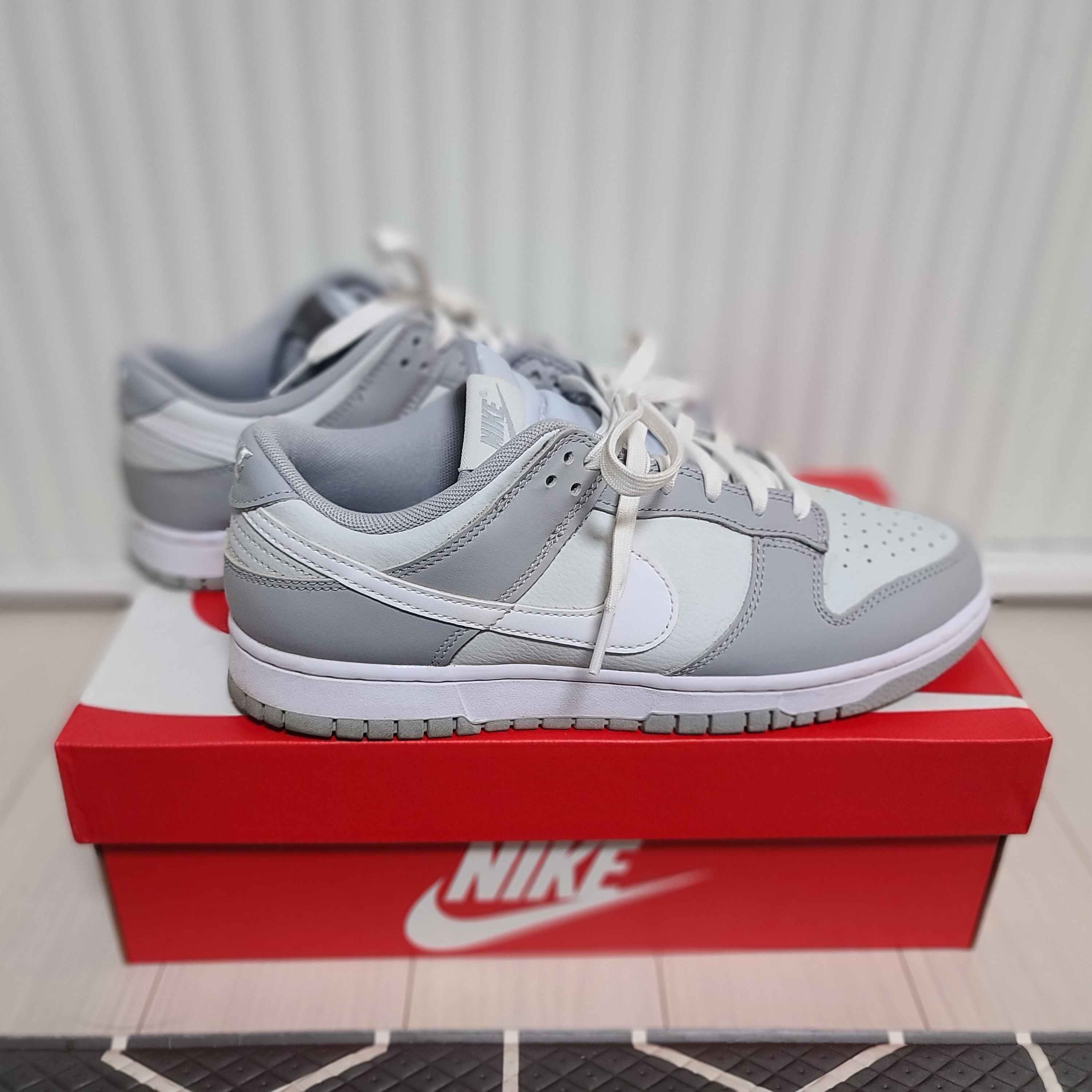 Nike Dunk Low Retro Wolf Grey 착용 스타일