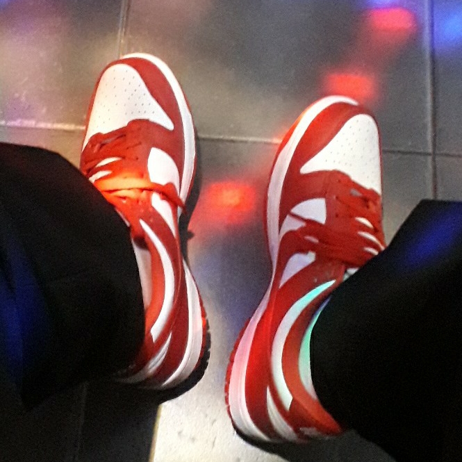 Nike Dunk Low SP University Red 2020 착용 스타일