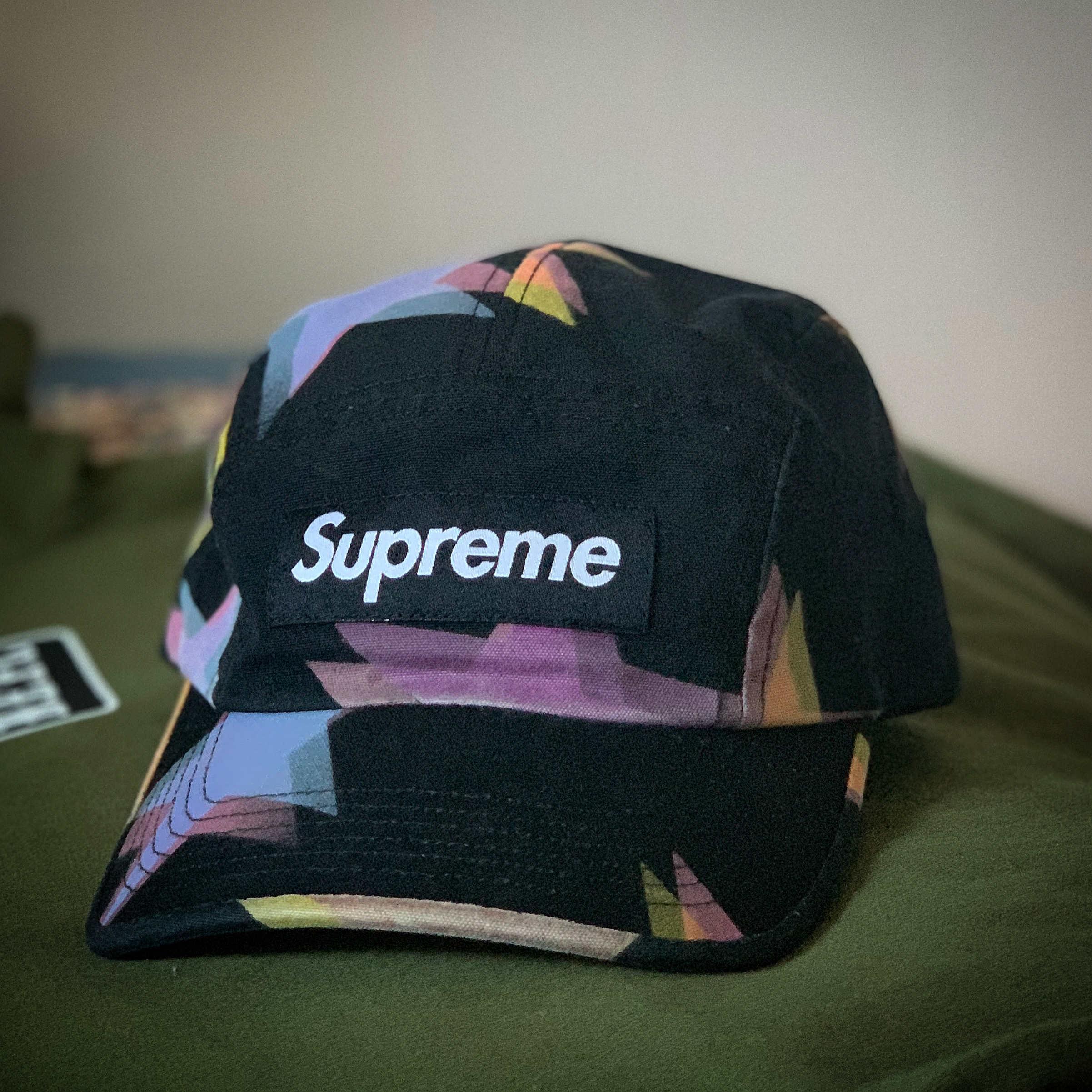 Supreme Gonz Stars Camp Cap Black - 21SS 착용 스타일