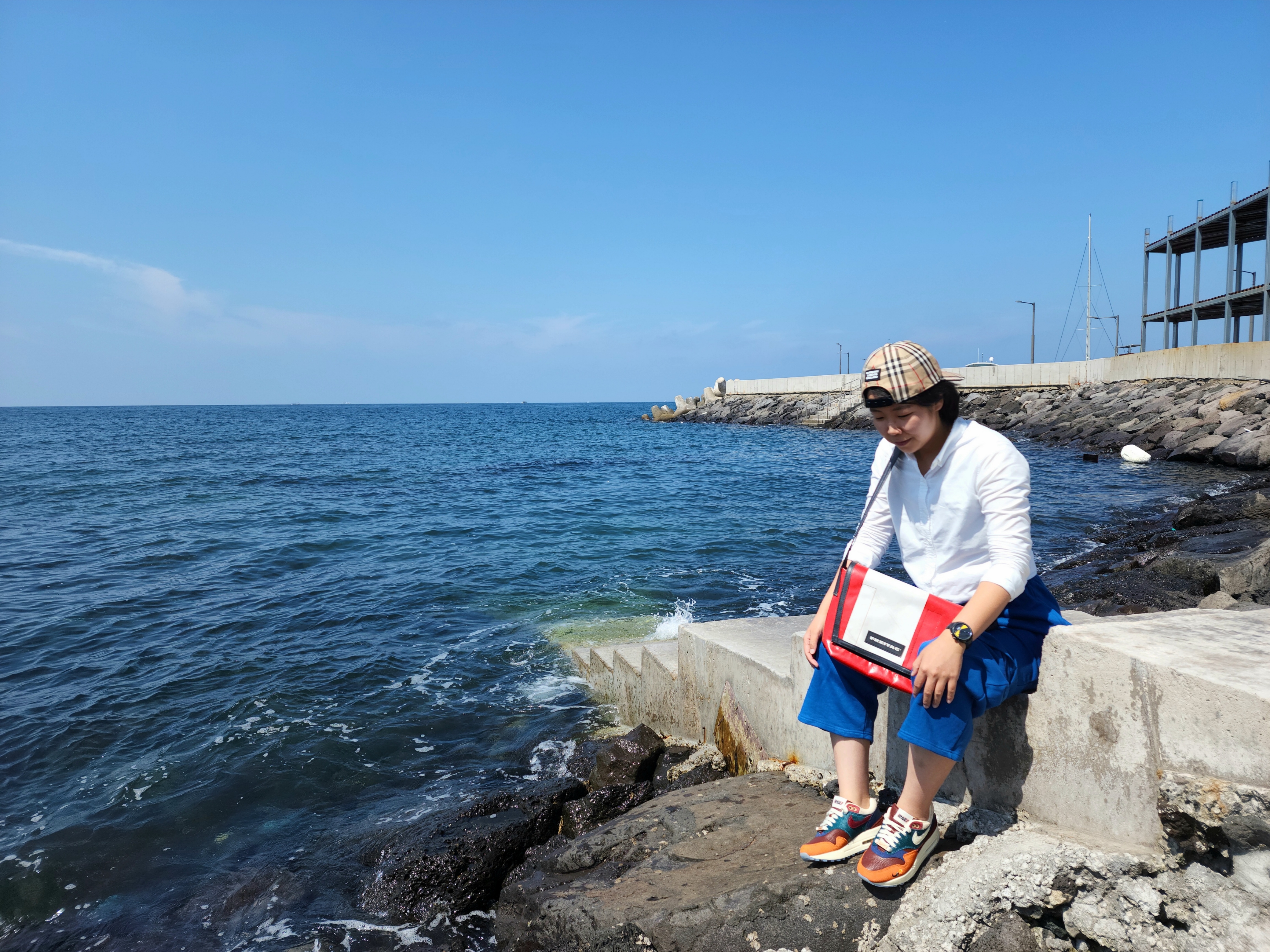 Nike x Kasina Air Max 1 SP Won-Ang Orange 착용 스타일