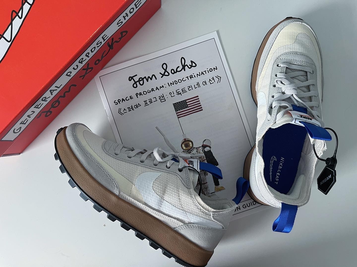 Nike x Tom Sachs General Purpose Shoe Light Cream 착용 스타일 - 2