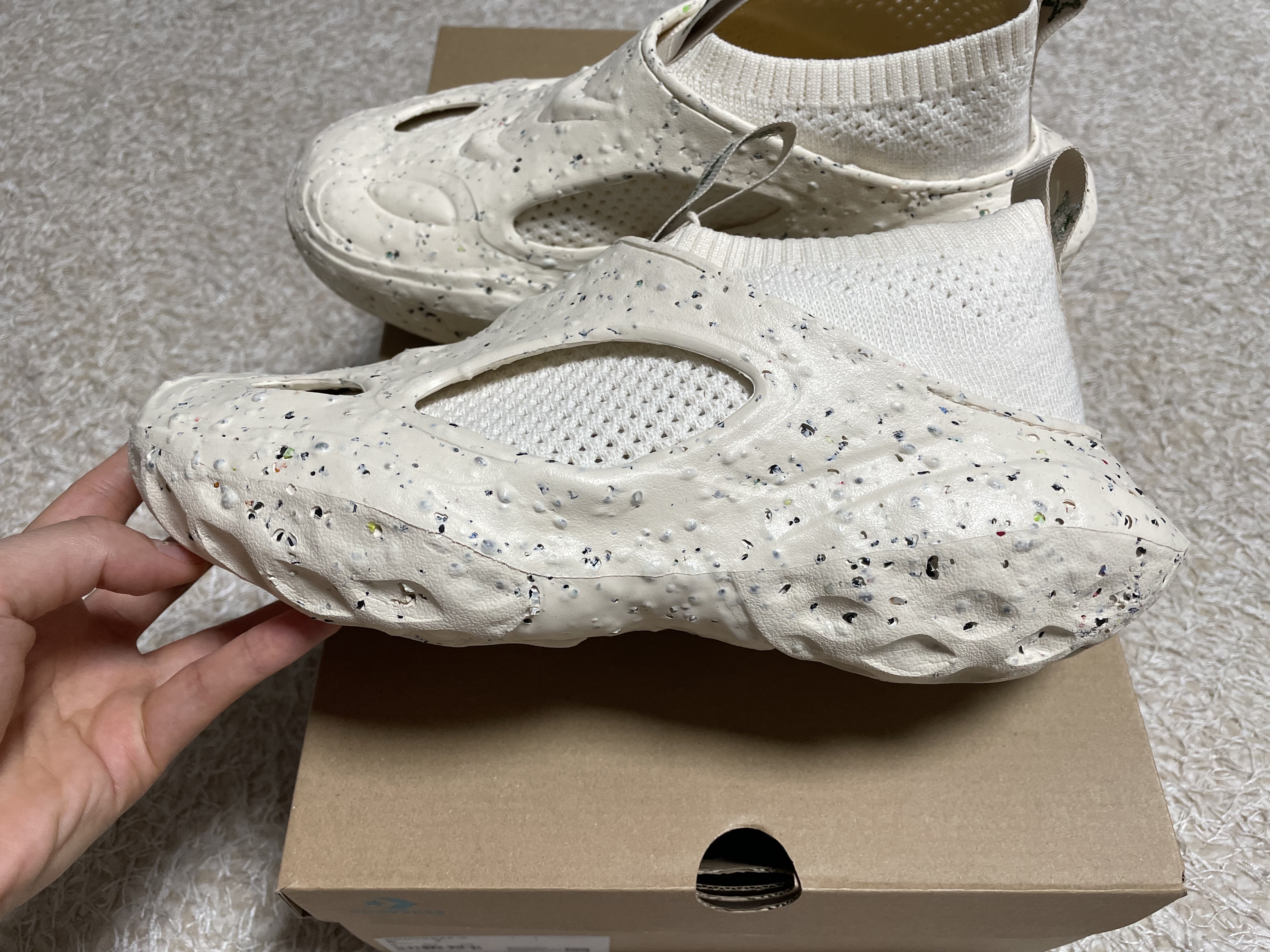 Converse Sponge Crater Natural Ivory 착용 스타일 - 2