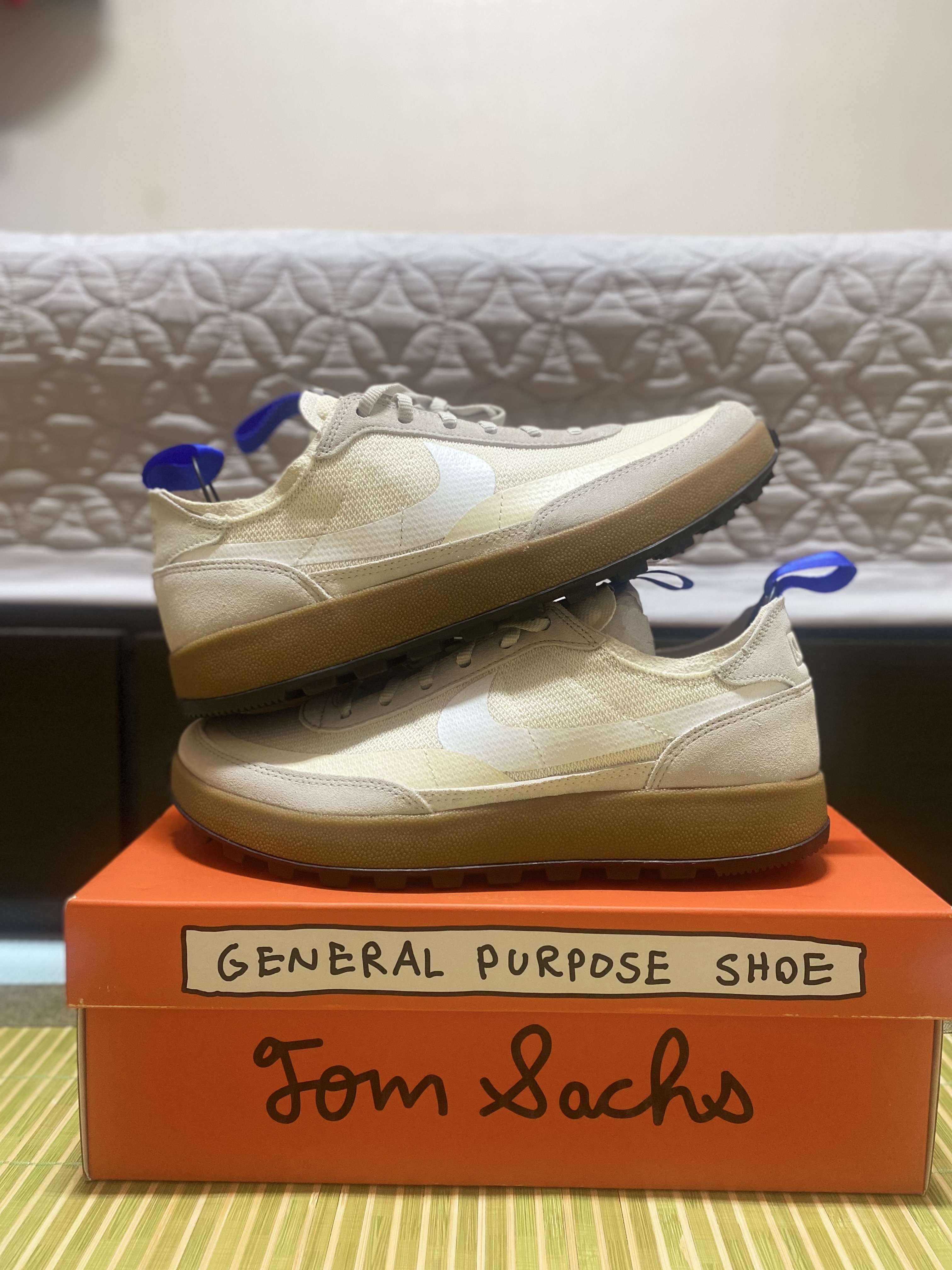 Nike x Tom Sachs General Purpose Shoe Light Cream 착용 스타일 - 5