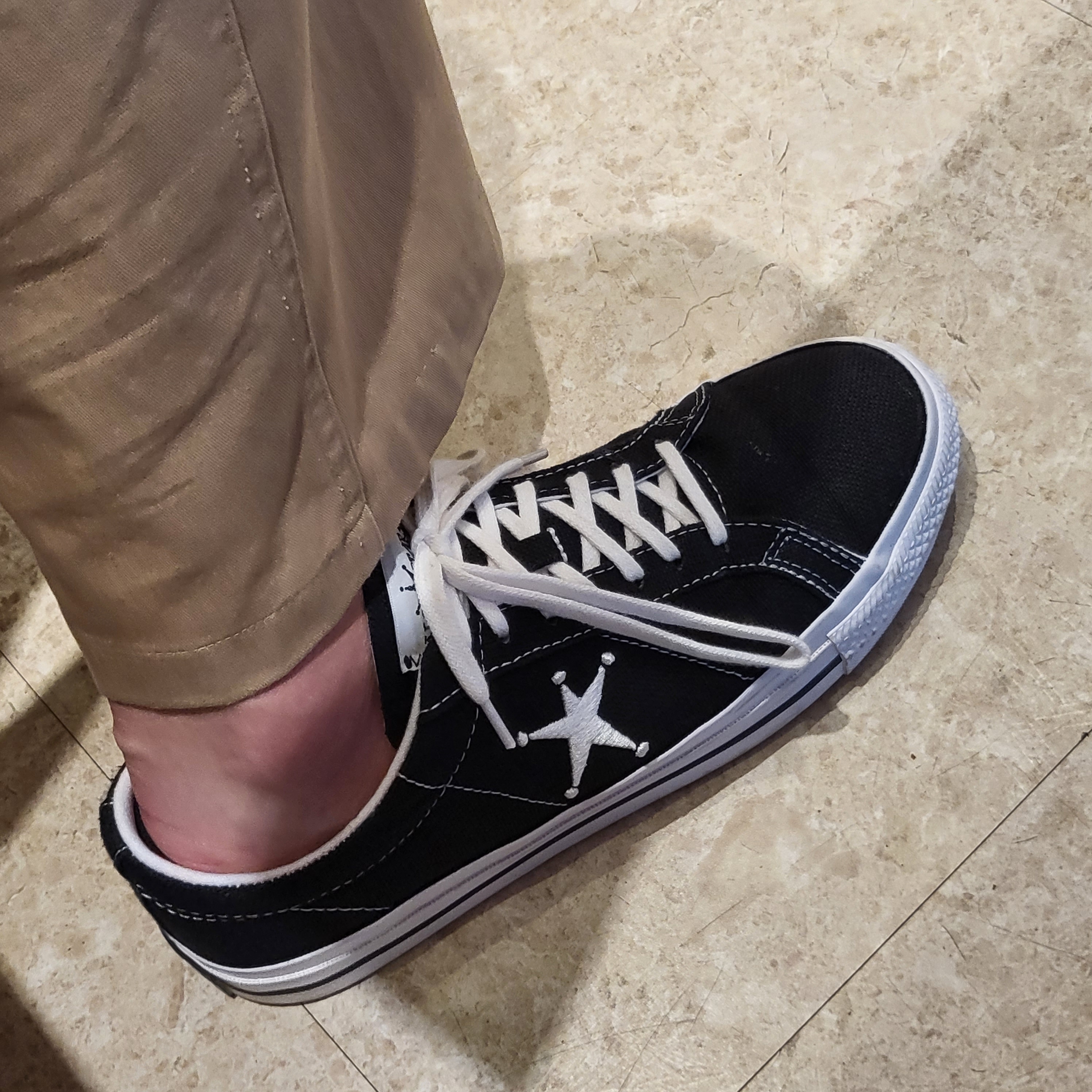 Converse x Stussy One Star Ox Black 착용 스타일