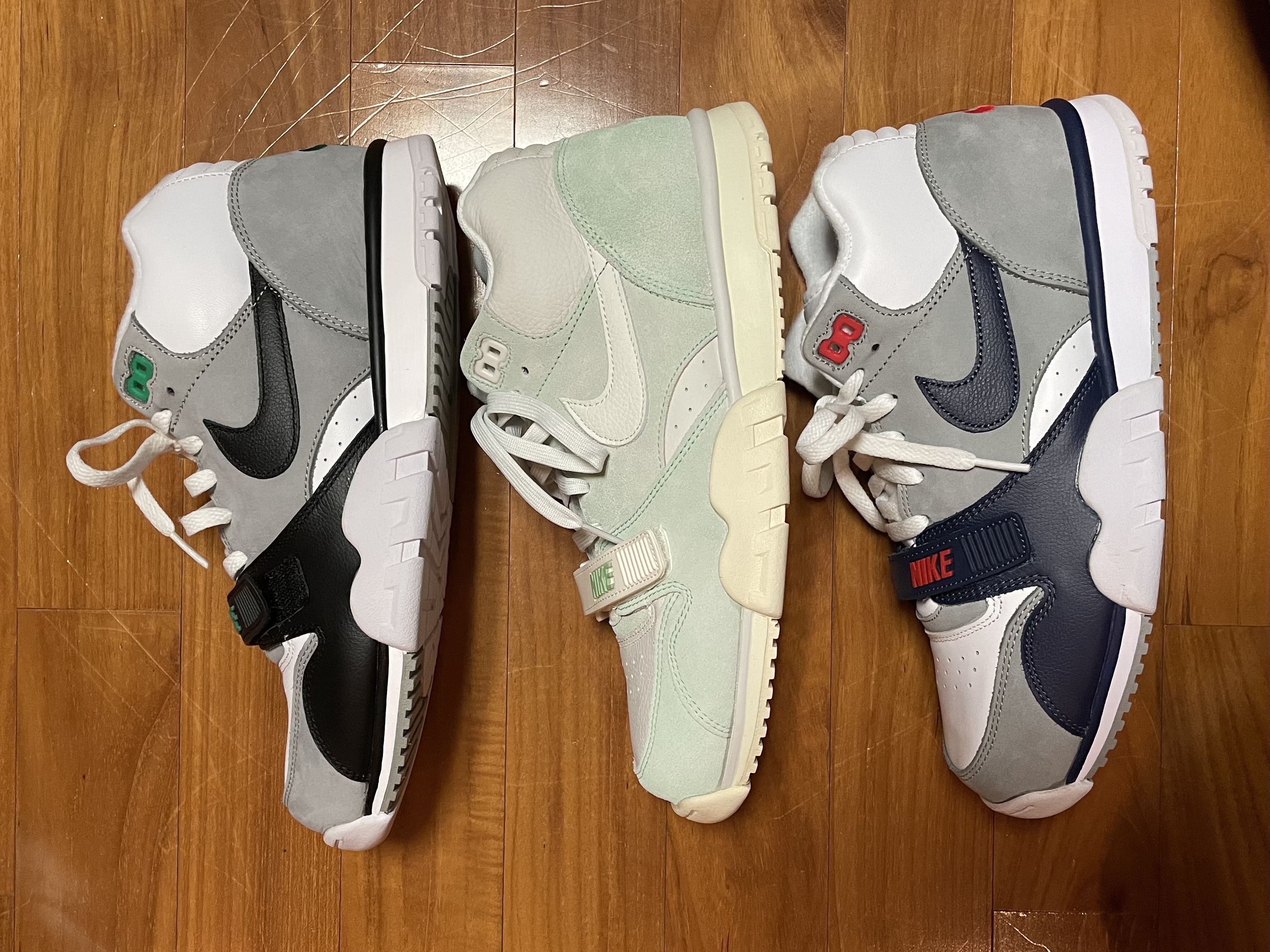 Nike Air Trainer 1 Enamel Green, Nike Air Trainer 1 Chlorophyll 착용 스타일 - 3