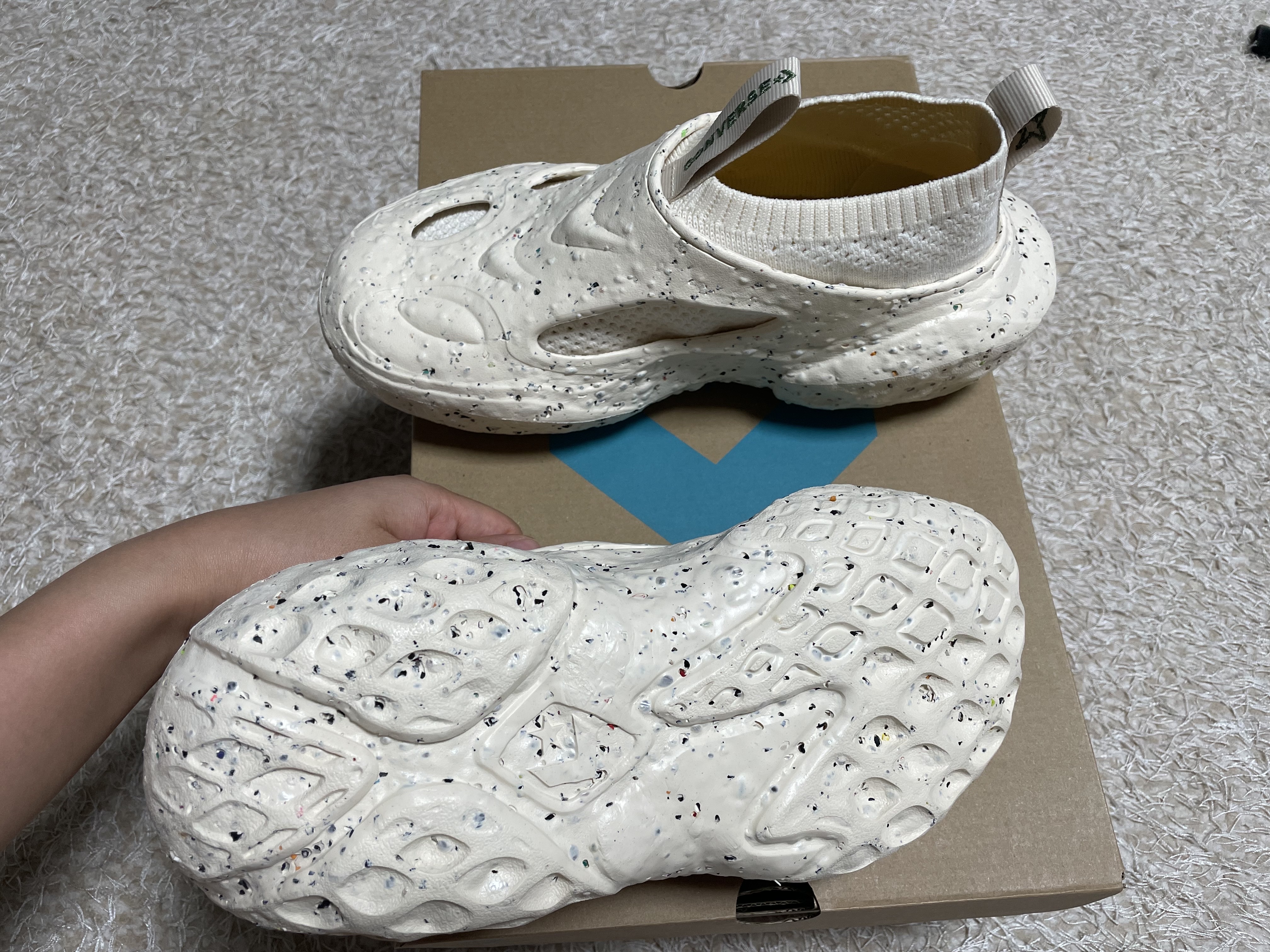 Converse Sponge Crater Natural Ivory 착용 스타일 - 3