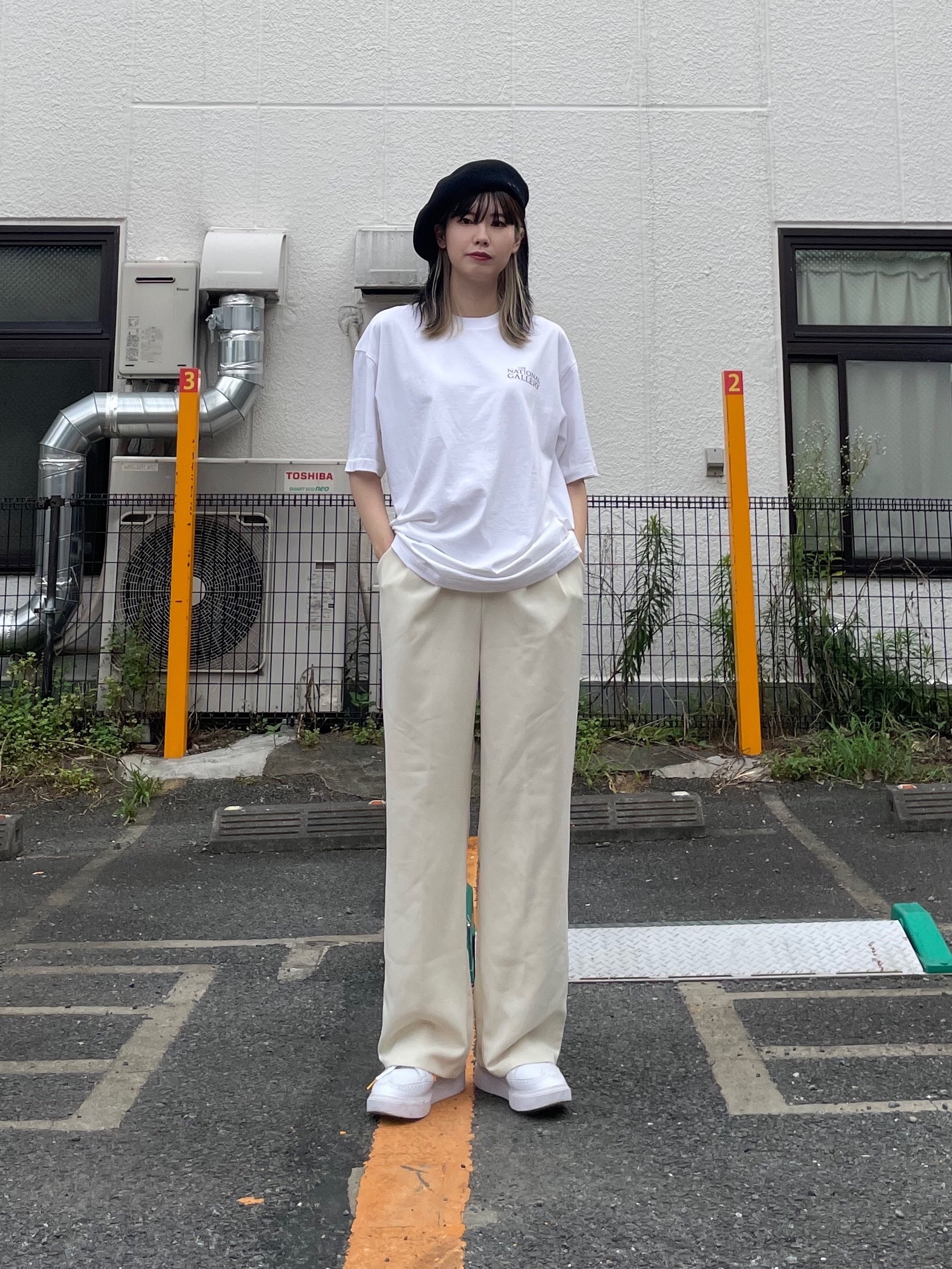 Nike x Peaceminusone Kwondo1 White 착용 스타일 - 1