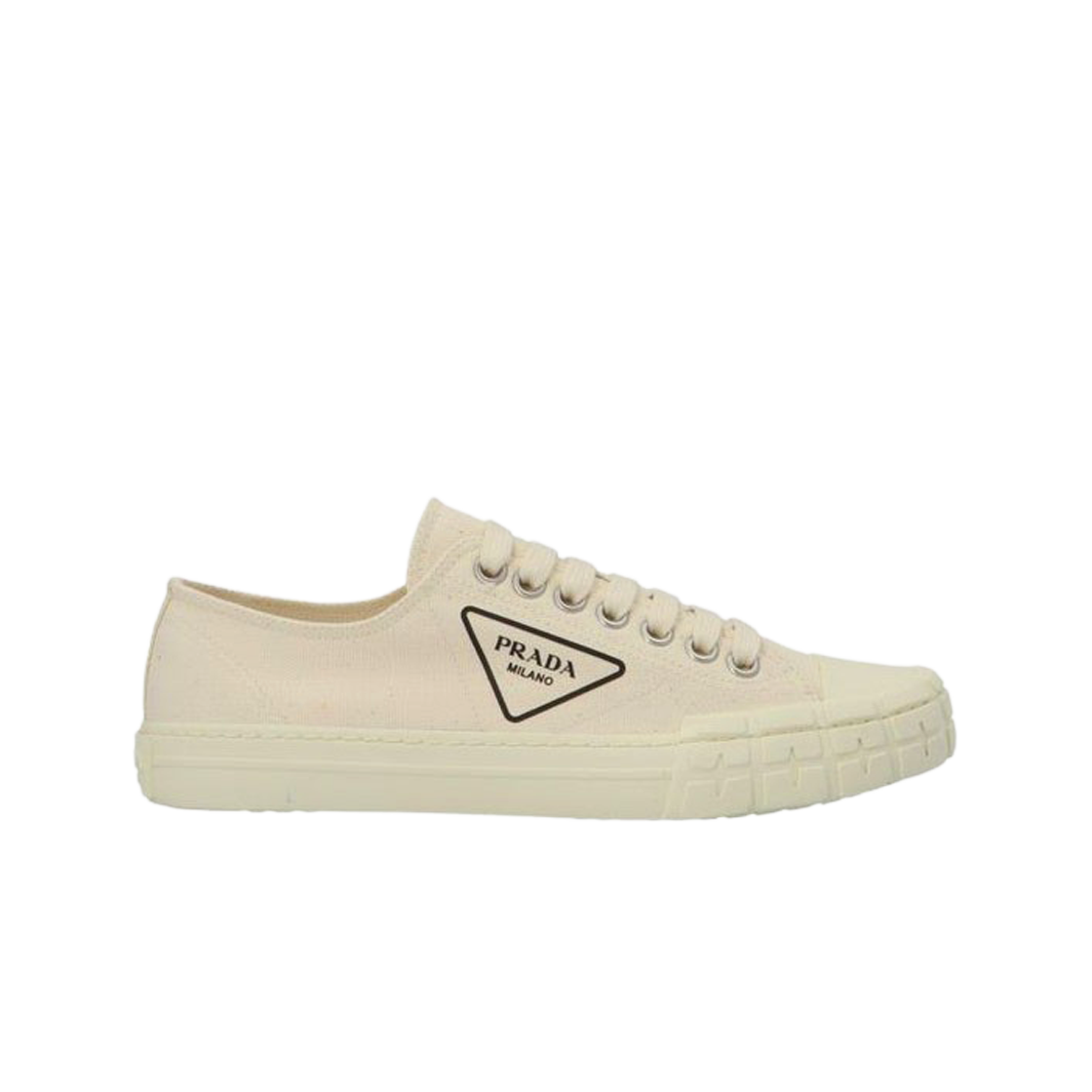 프라다 휠 벌카니자토 기능성 패브릭 스니커즈 베이지(Prada Wheel Vulcanizzato Technical Fabric Sneakers Beige) - 1