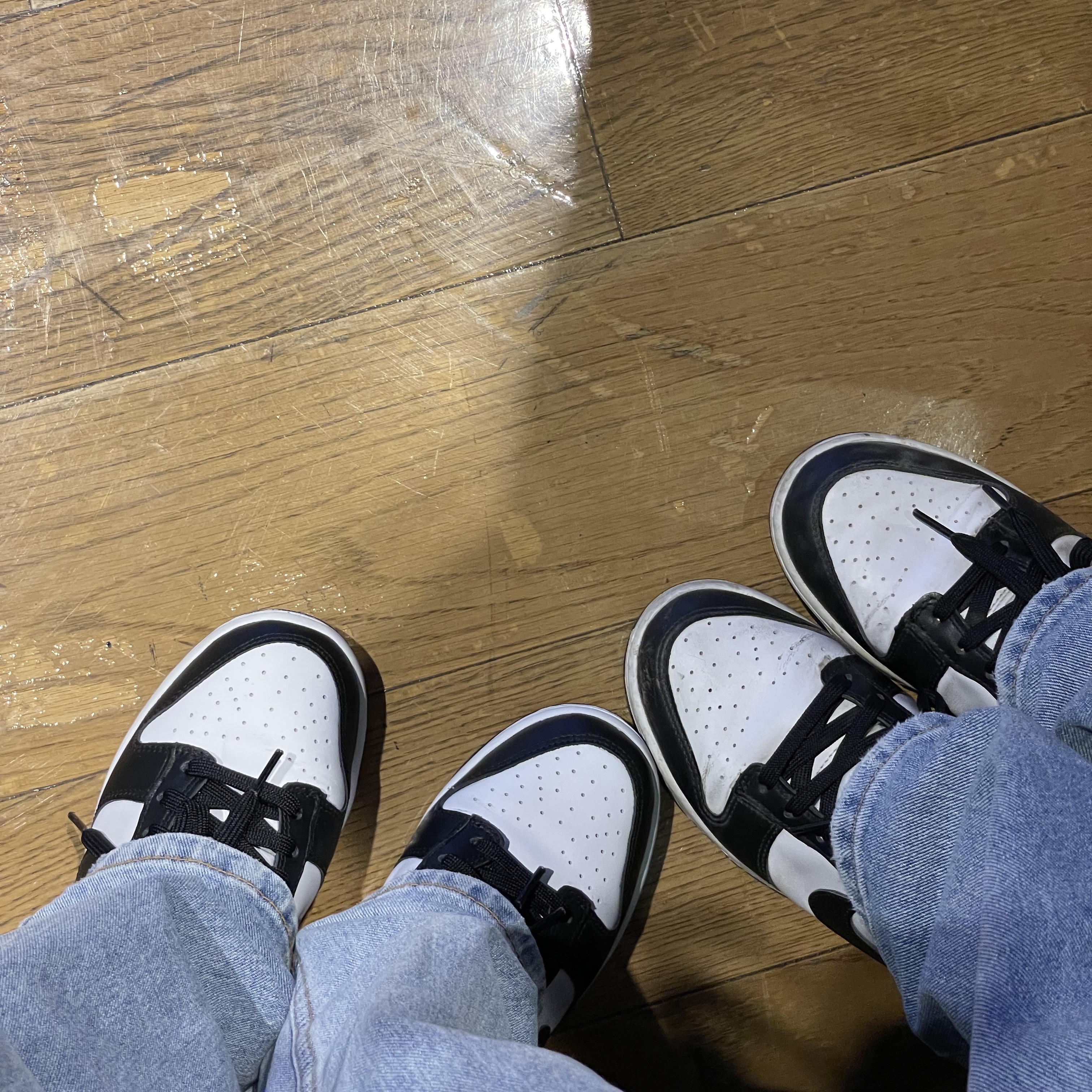 (W) Nike Dunk Low Black 착용 스타일