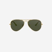 Ray-Ban Aviator Classic Polished Gold Frame Green Classic G-15 Lenses
