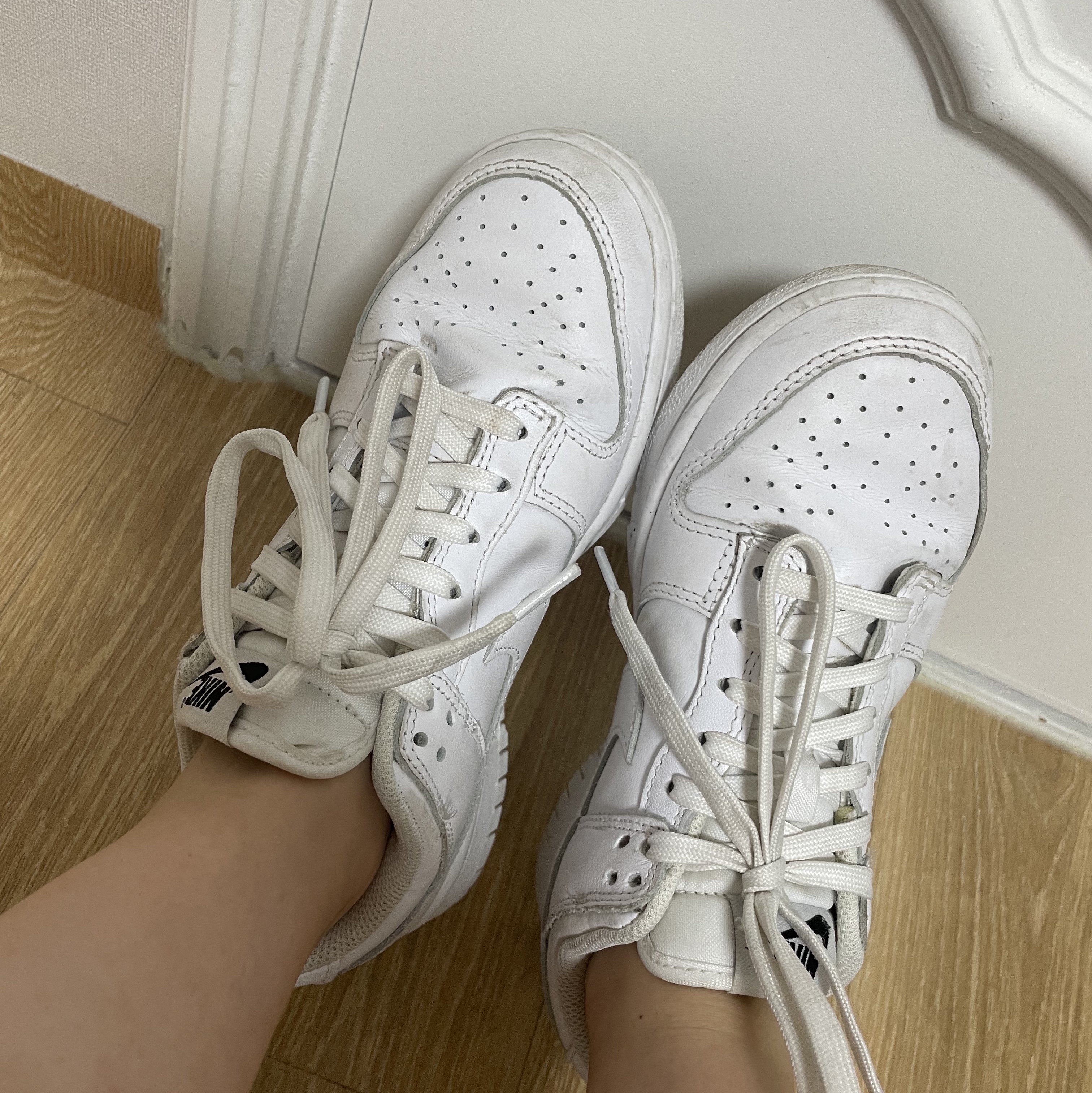 (W) Jordan 1 Low Triple White 2020 착용 스타일