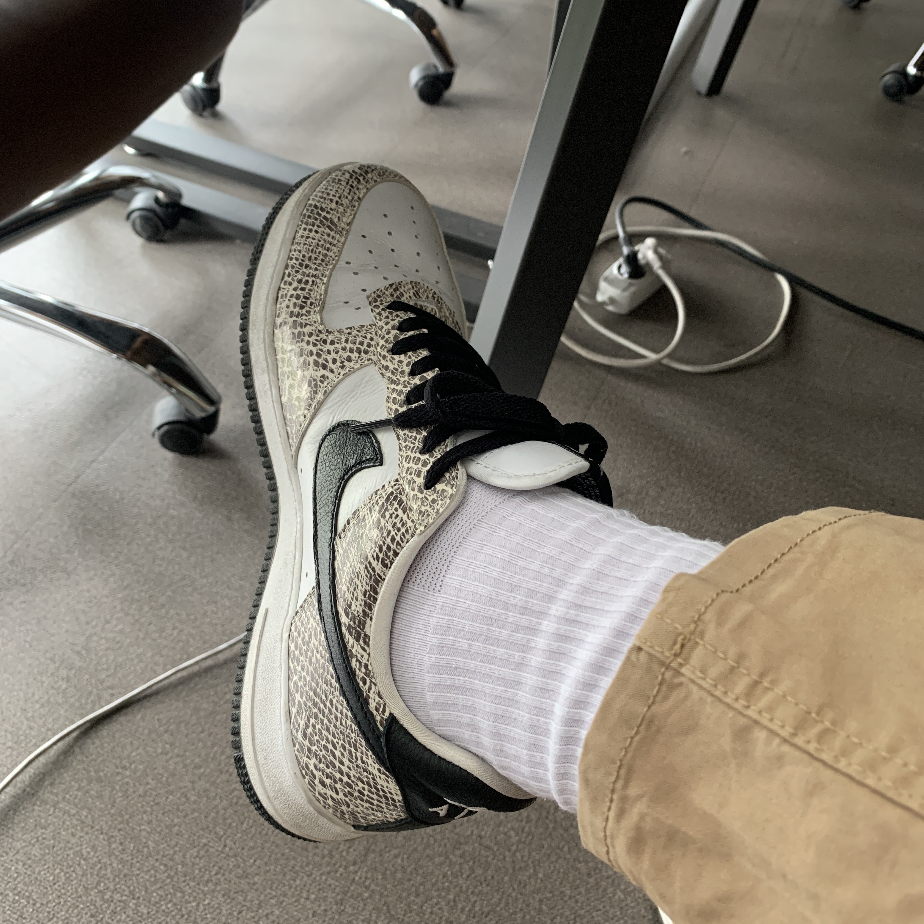 Nike Air Force 1 Low Retro Cocoa Snake 2018 착용 스타일