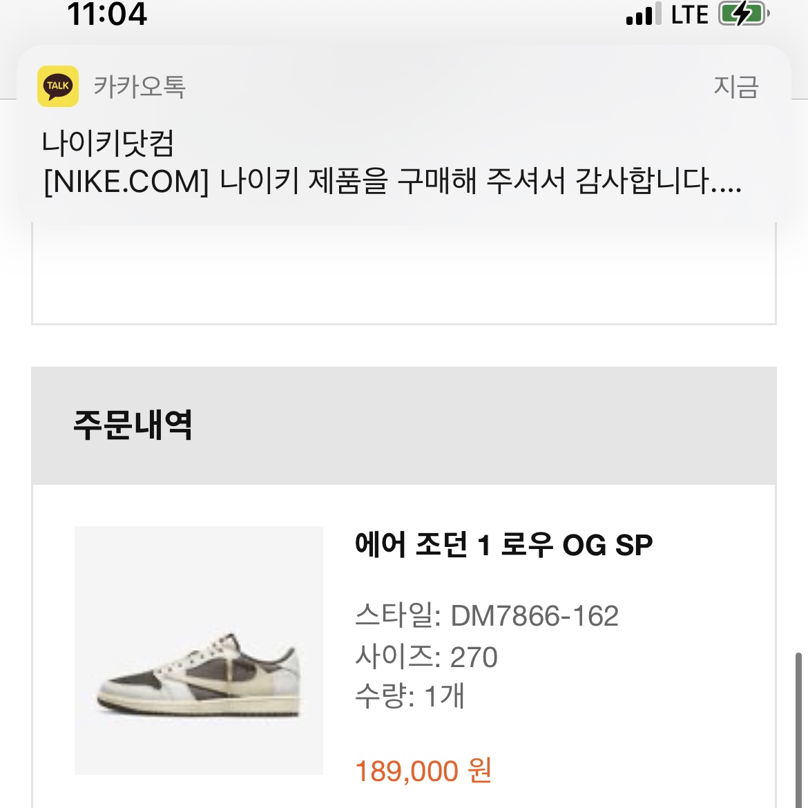 Jordan 1 x Travis Scott Retro Low OG SP Sail and Ridgerock 착용 스타일