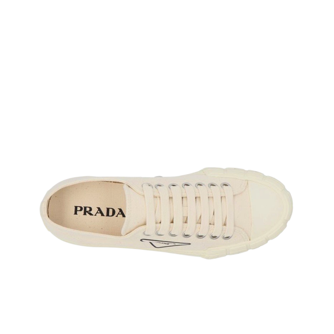 프라다 휠 벌카니자토 기능성 패브릭 스니커즈 베이지(Prada Wheel Vulcanizzato Technical Fabric Sneakers Beige) - 2
