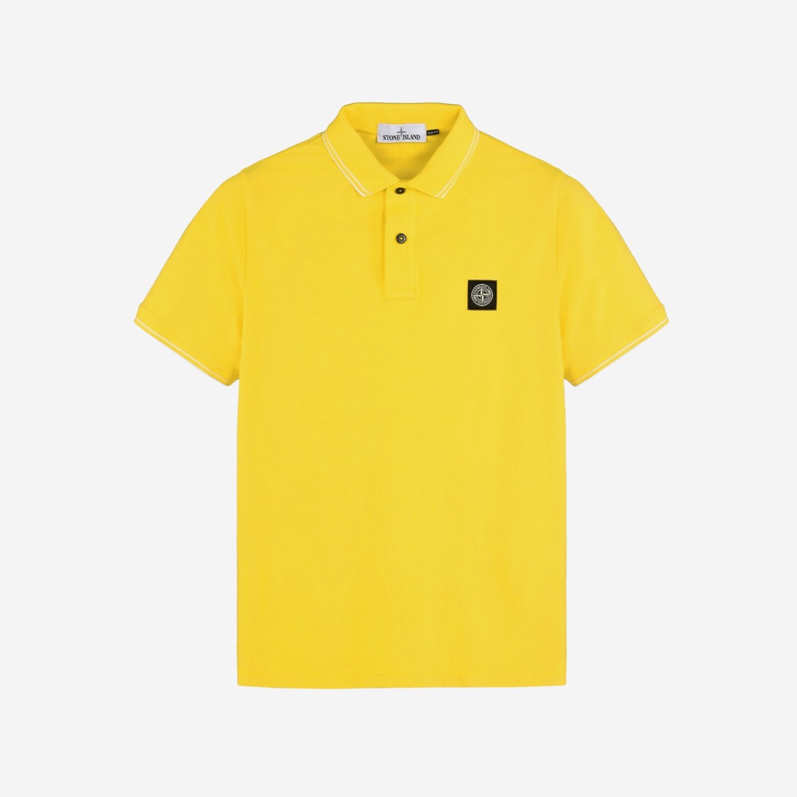 Stone Island 22S18 Polo Shirt Yellow 상세 이미지 1