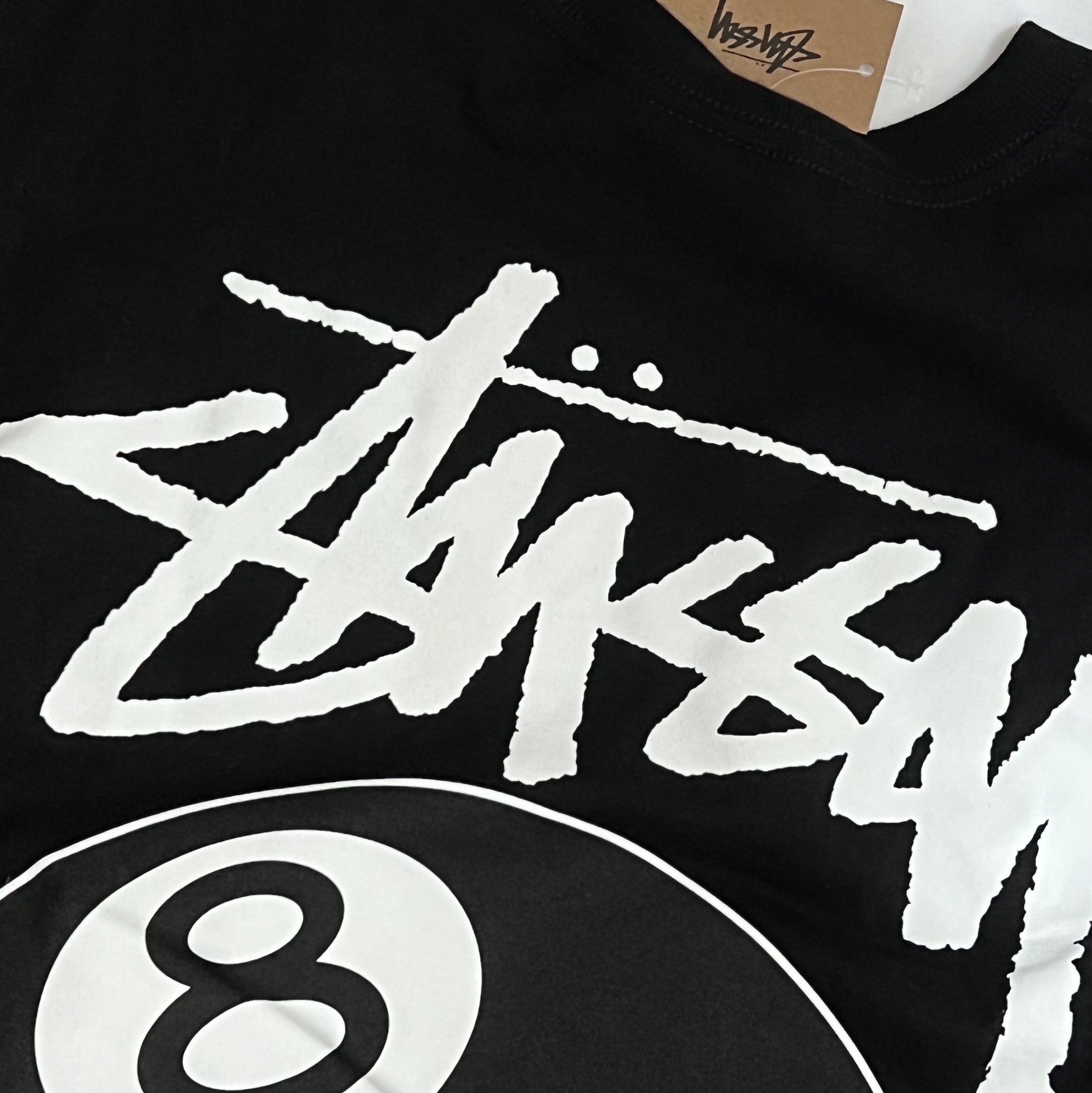 Stussy 8 Ball T-Shirt Black - 22SS 착용 스타일 - 2