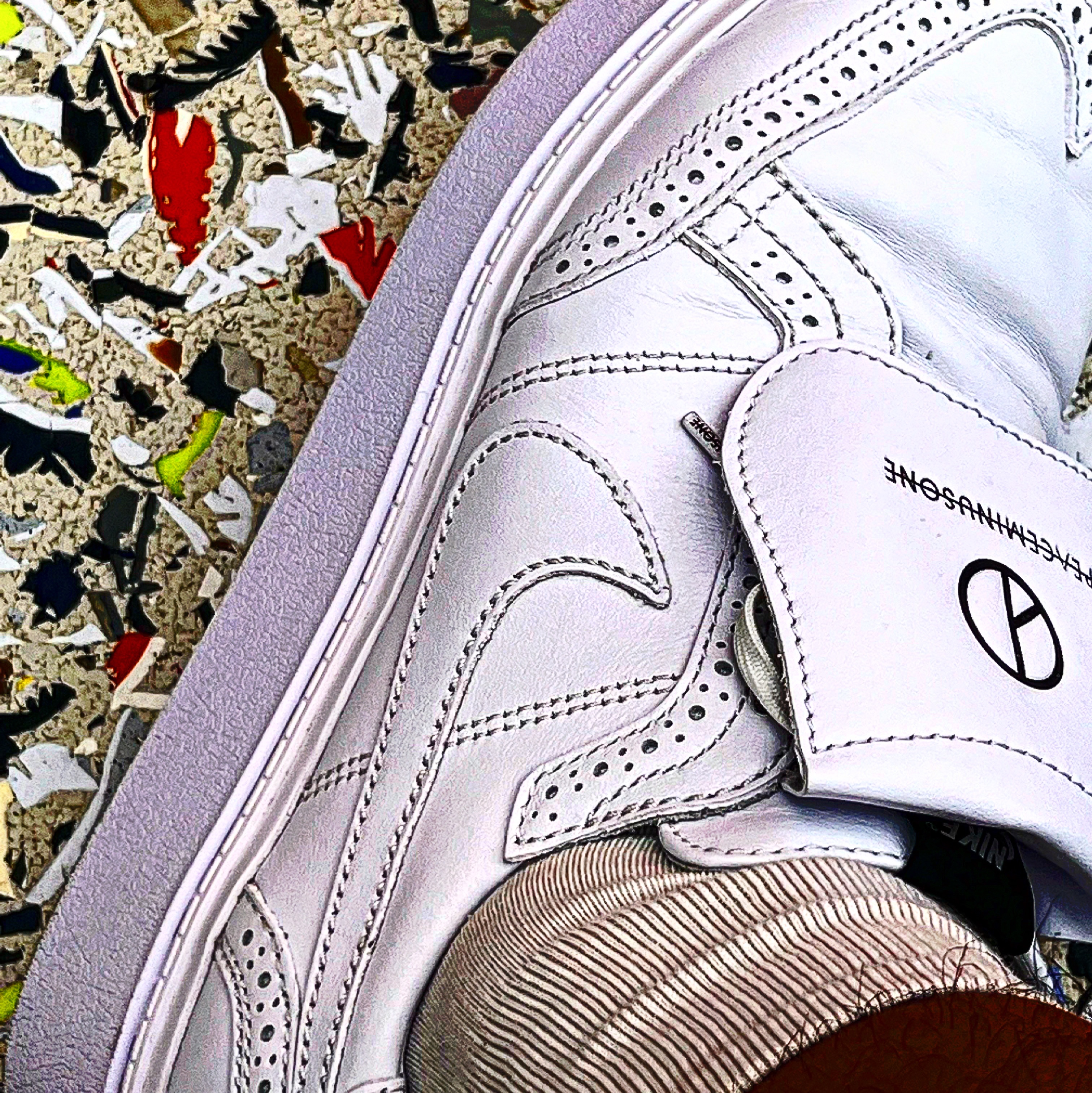 Nike x Peaceminusone Kwondo1 White 착용 스타일