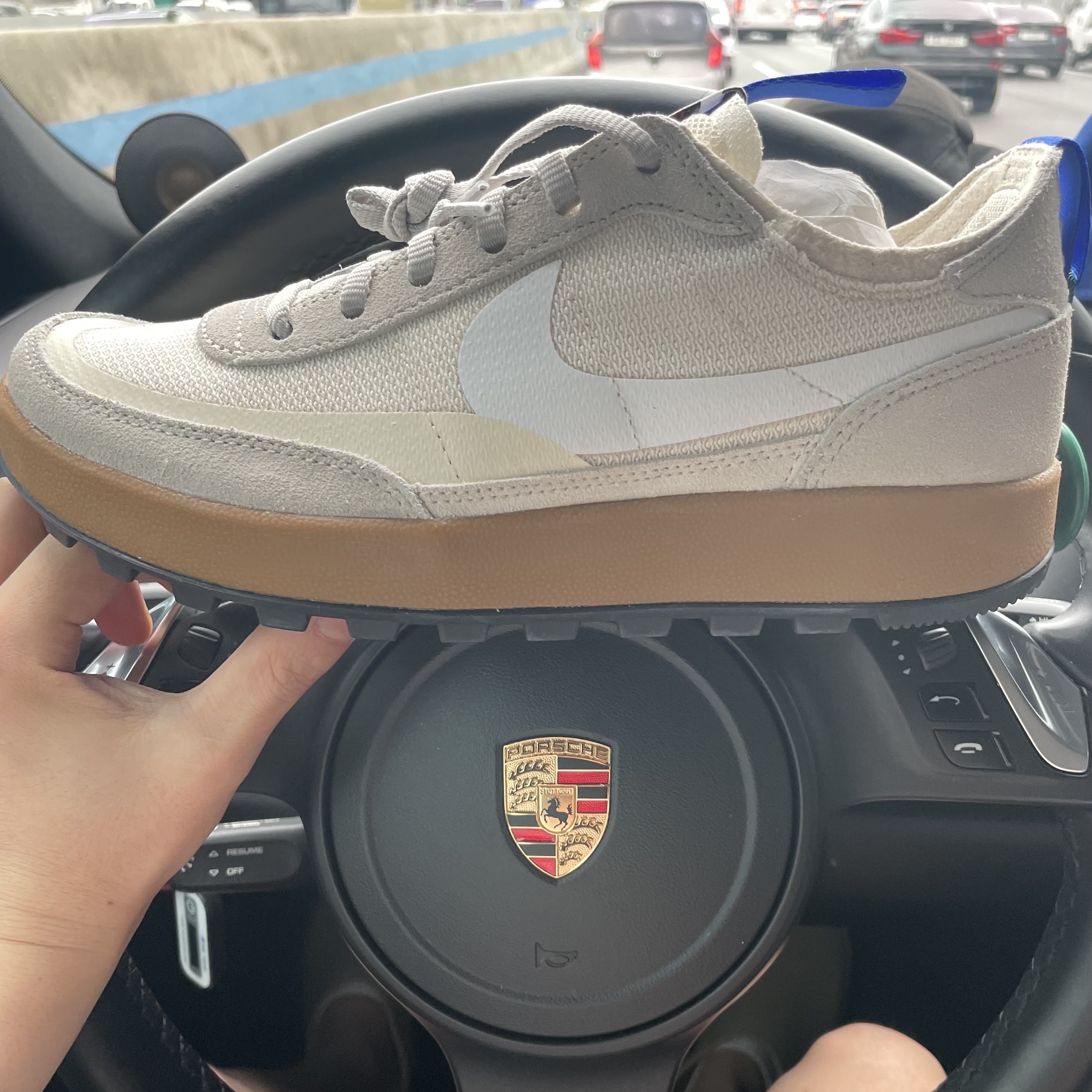 Nike x Tom Sachs General Purpose Shoe Light Cream 착용 스타일
