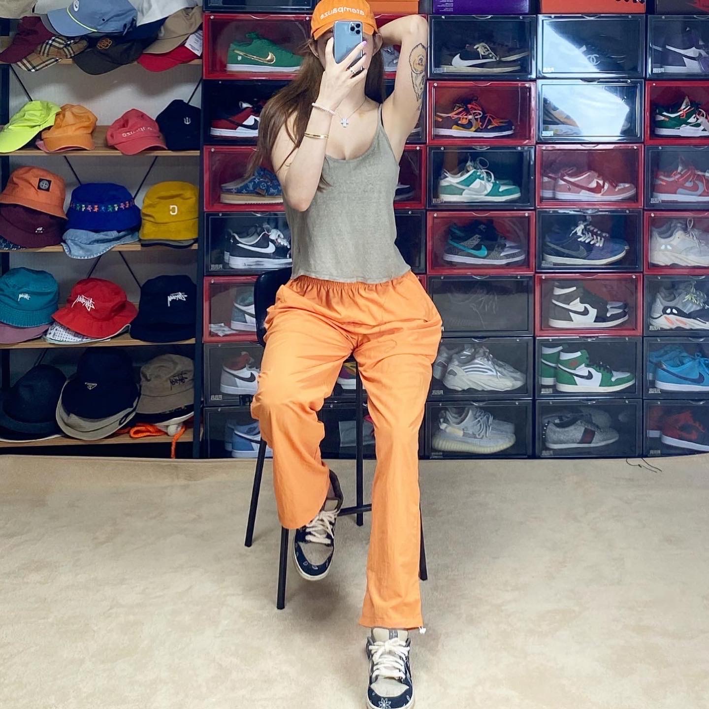 Nike x Travis Scott SB Dunk Low 착용 스타일