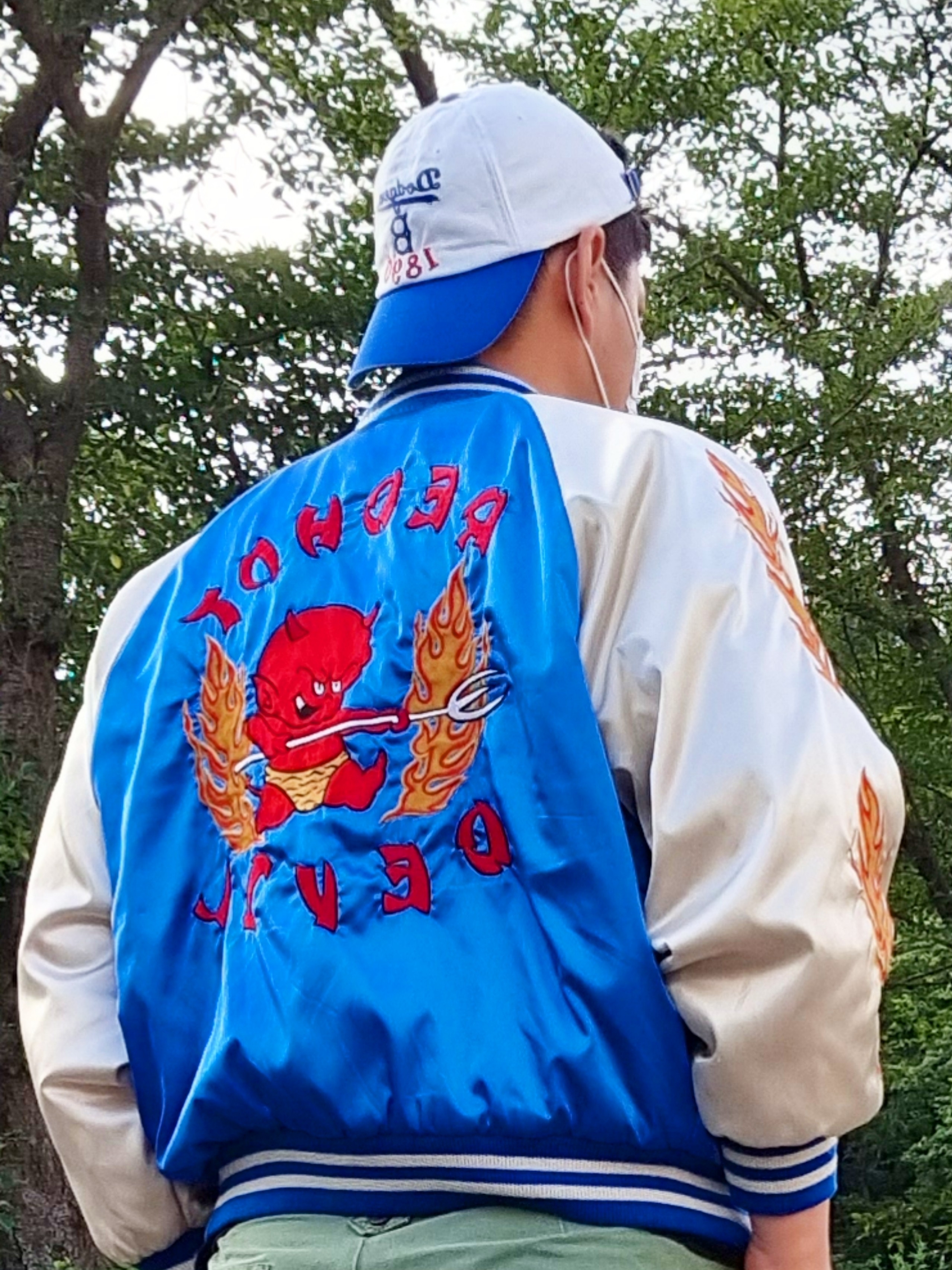 Reebok Interval 96 White Blue Red 착용 스타일 - 2