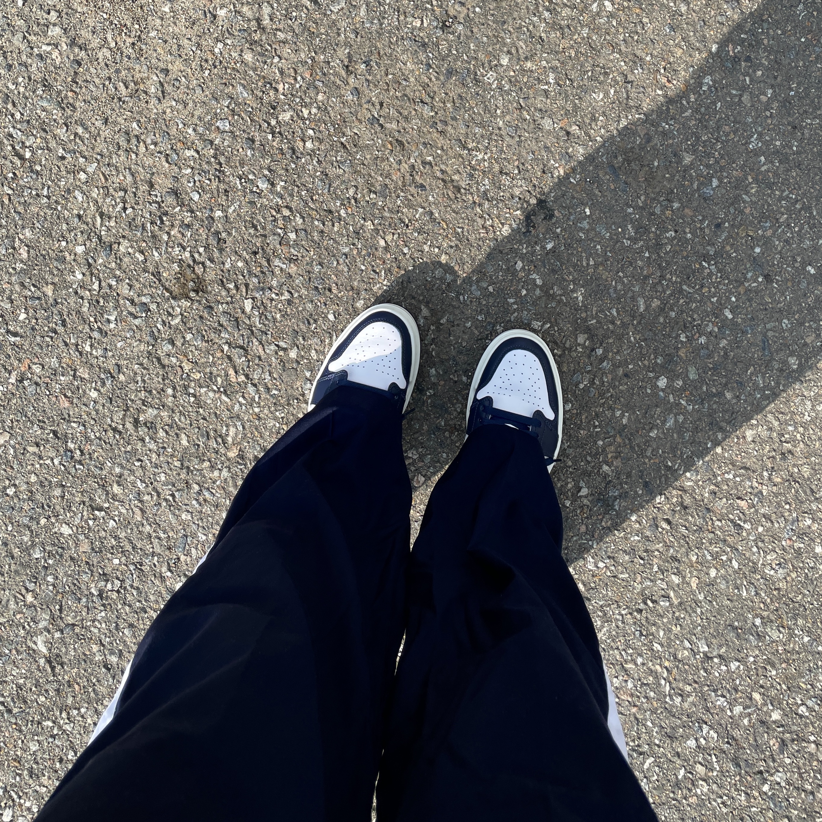 (W) Jordan 1 Elevate Low Midnight Navy 착용 스타일 - 2