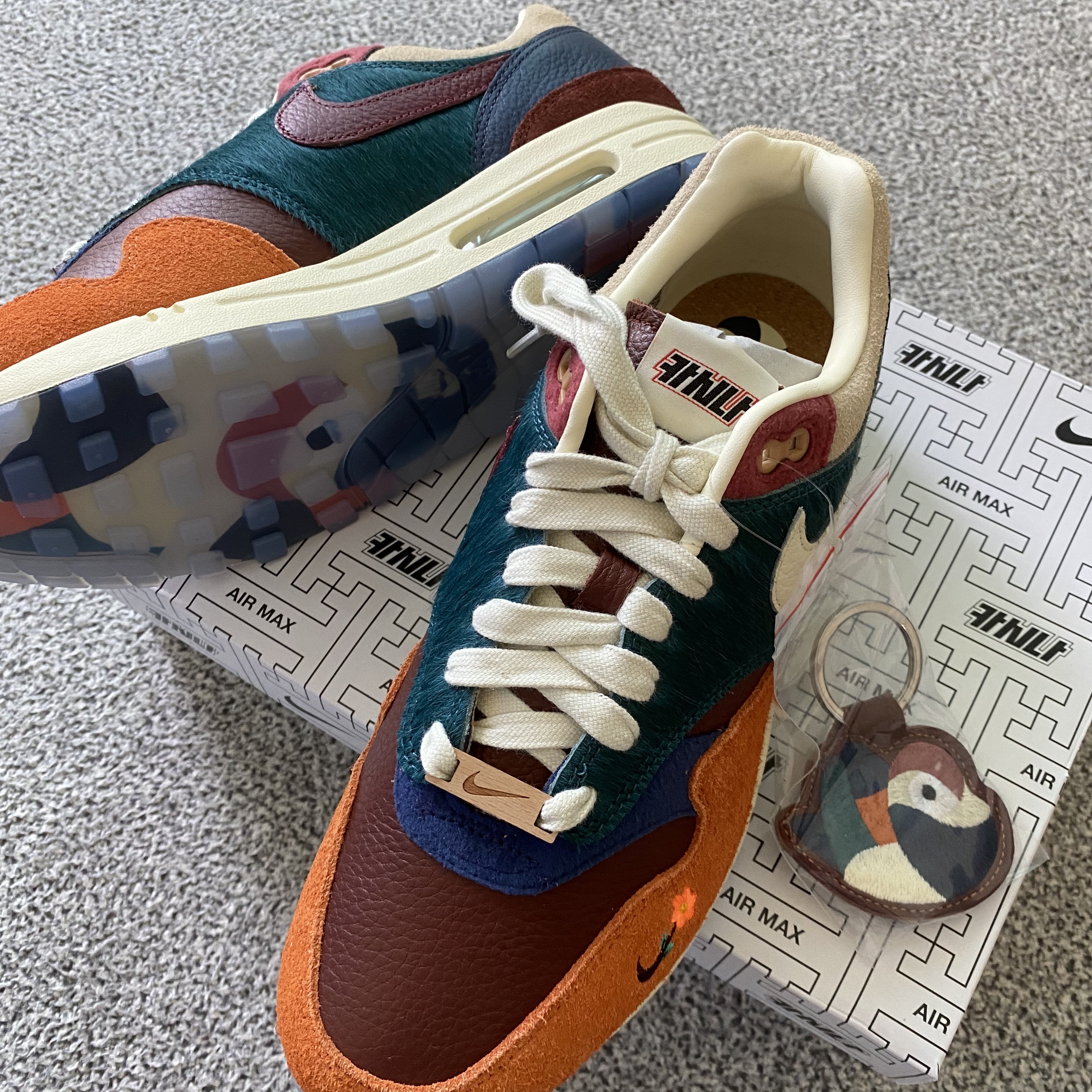 Nike x Kasina Air Max 1 SP Won-Ang Orange 착용 스타일