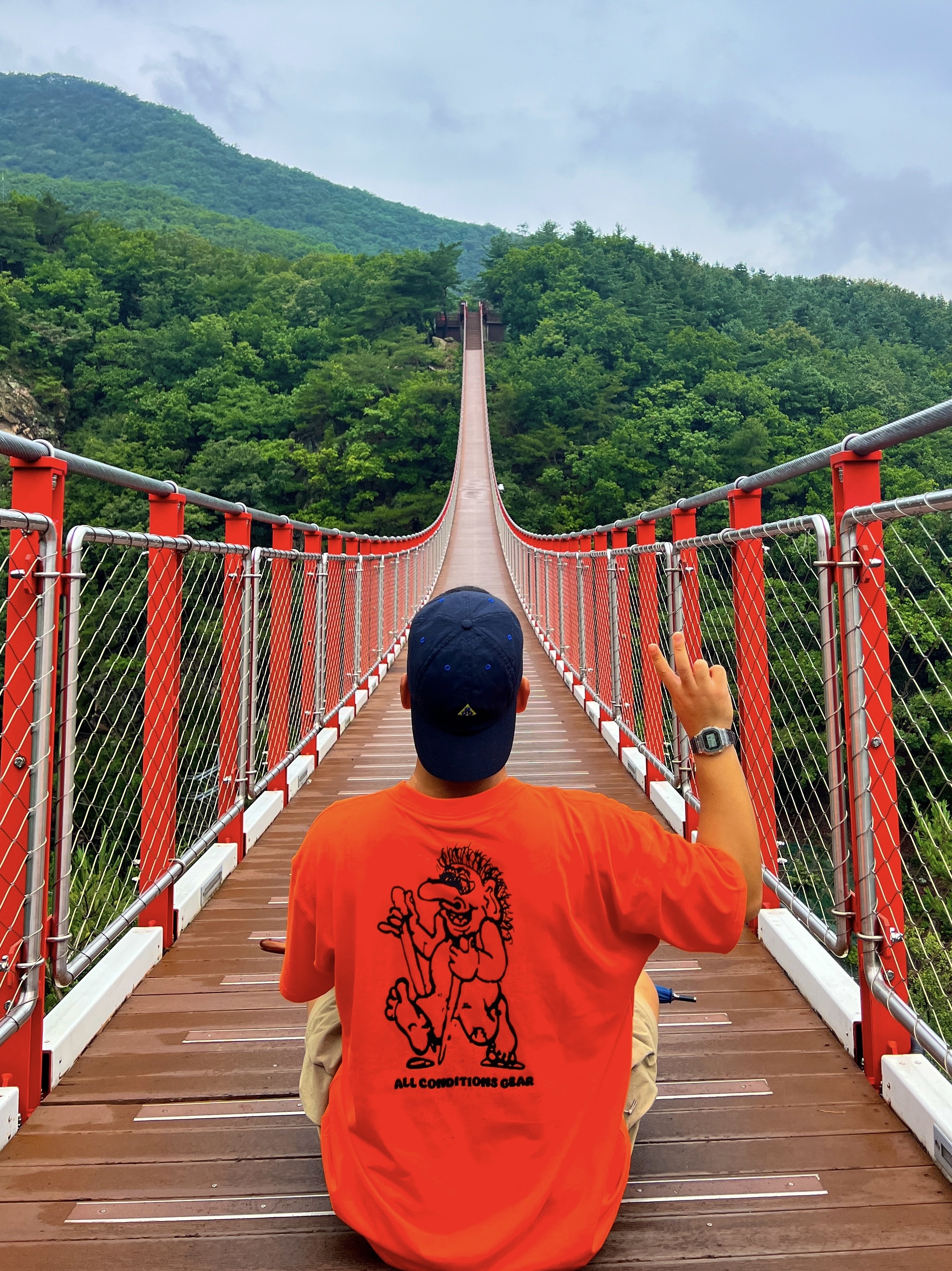 Nike NRG ACG T-Shirt Trolls Rush Orange - US/EU, Nike ACG Heritage 86 Cap Black 착용 스타일