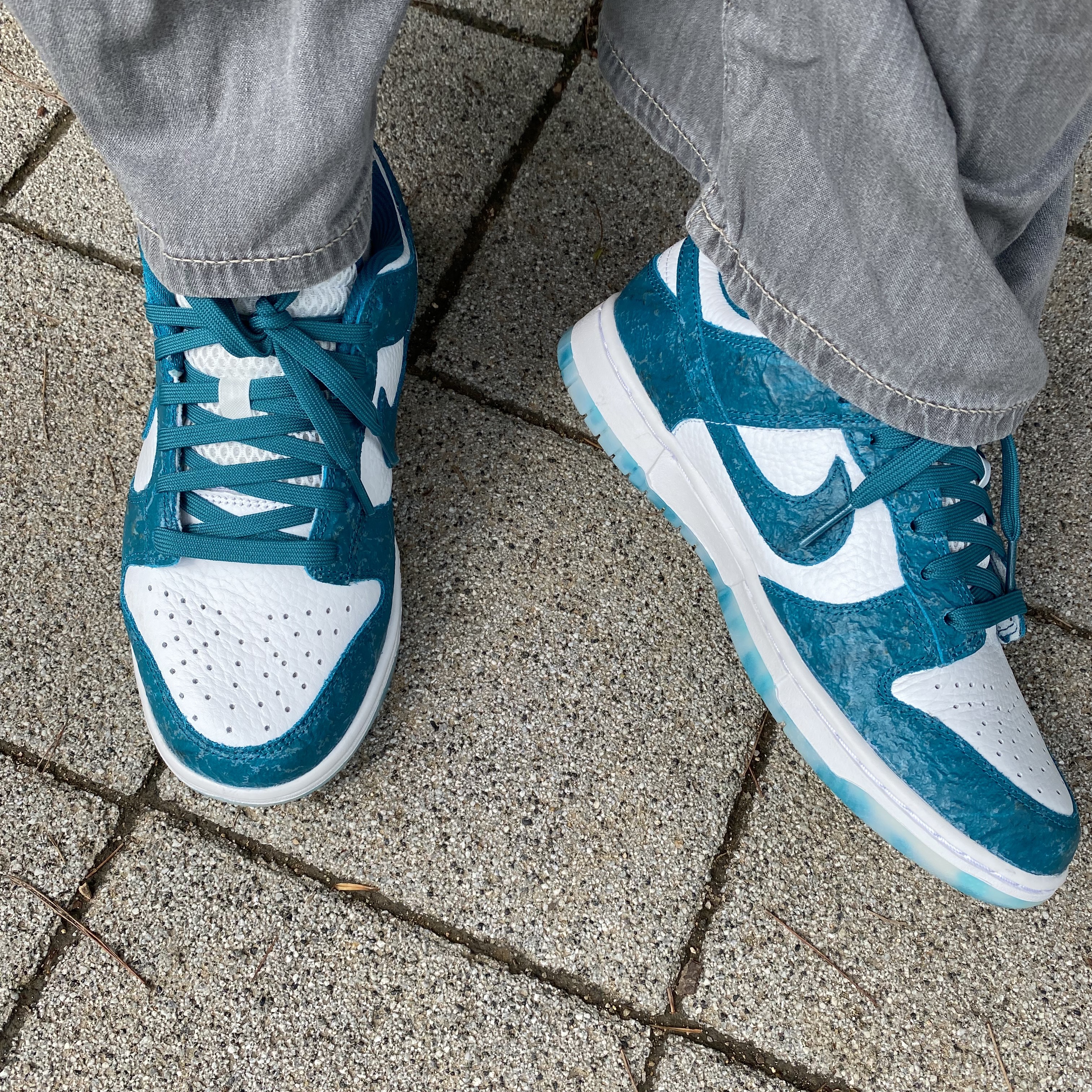 (W) Nike Dunk Low Ocean 착용 스타일
