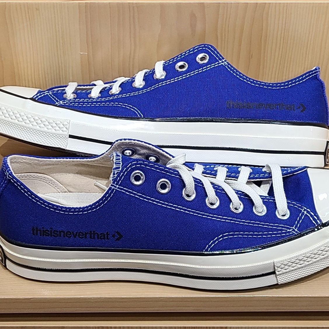Converse Chuck 70 Ox Vintage Canvas Rush Blue 착용 스타일