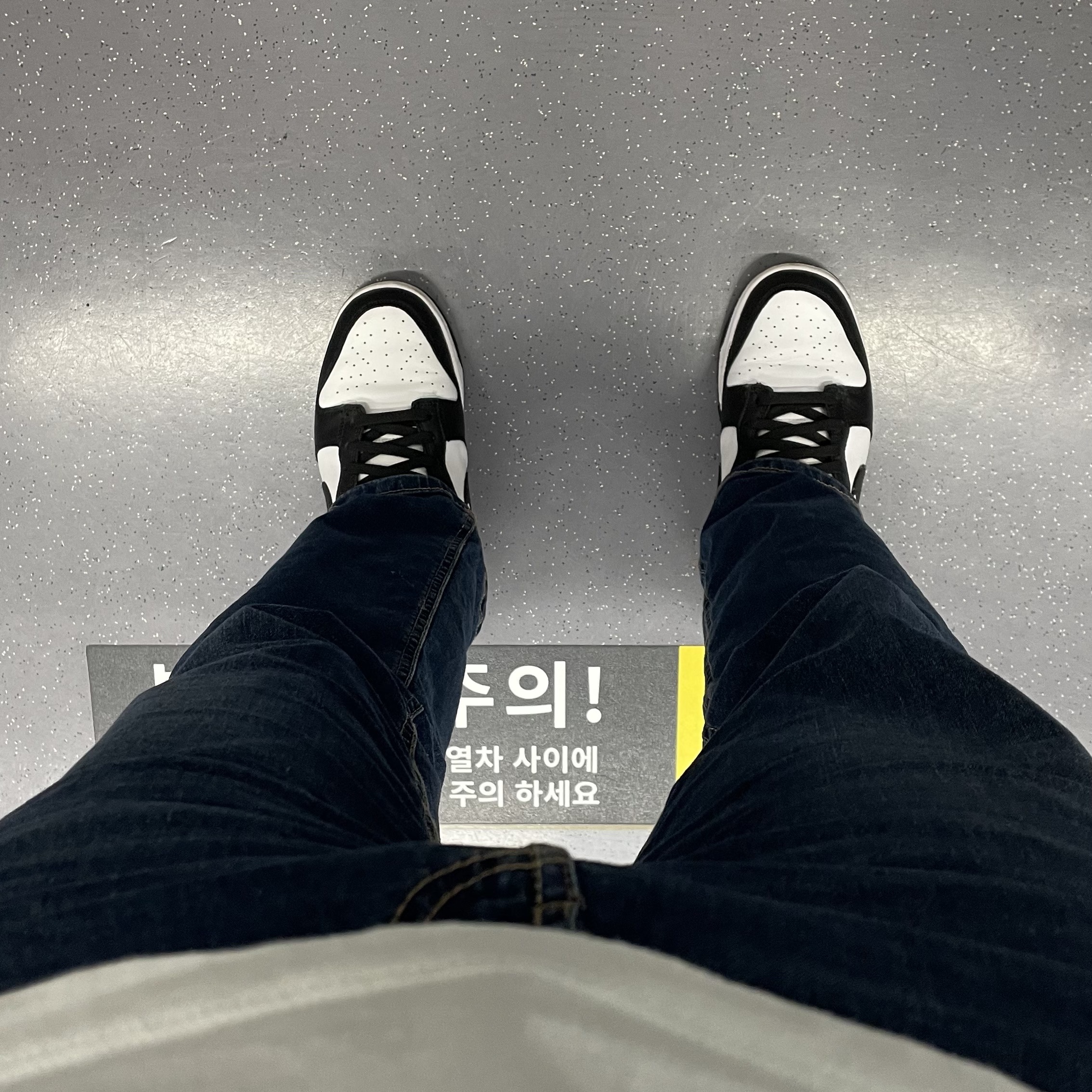 Nike Dunk Low Retro Black 착용 스타일