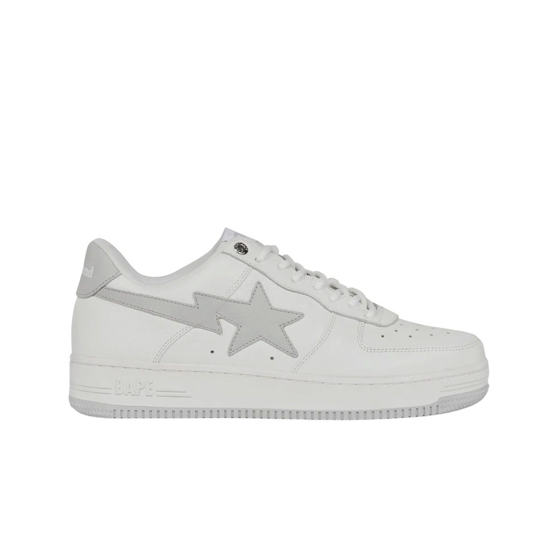 베이프 x JJJ자운드 베이프 스타 로우 화이트 라이트 그레이(BAPE x JJJJound Bape Sta Low White Light Grey)