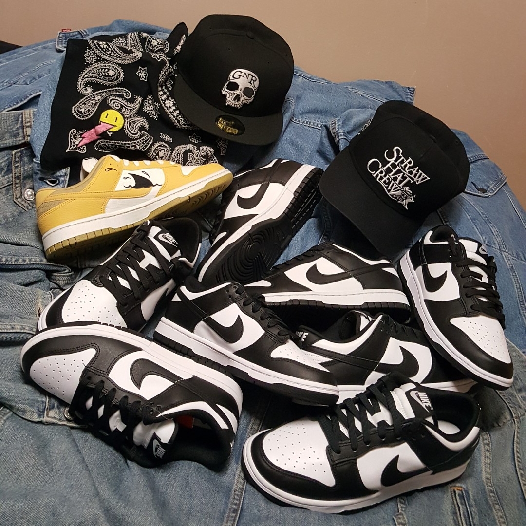 (W) Nike Dunk Low Black, (TD) Nike Dunk Low Black 착용 스타일 - 4