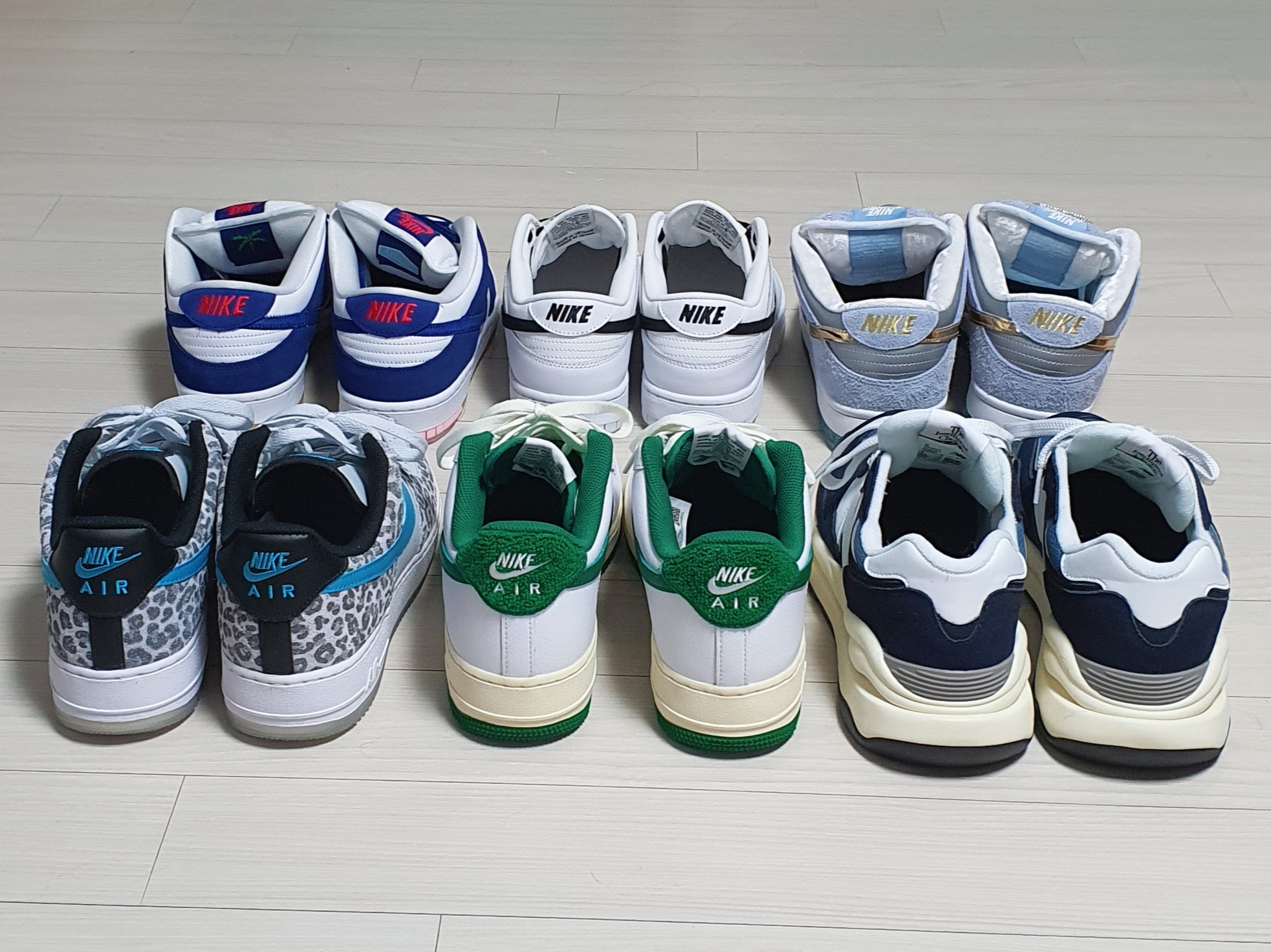 Nike SB Dunk Low Pro Premium Deep Royal Blue, Nike Dunk Low Retro Summit White 착용 스타일 - 3