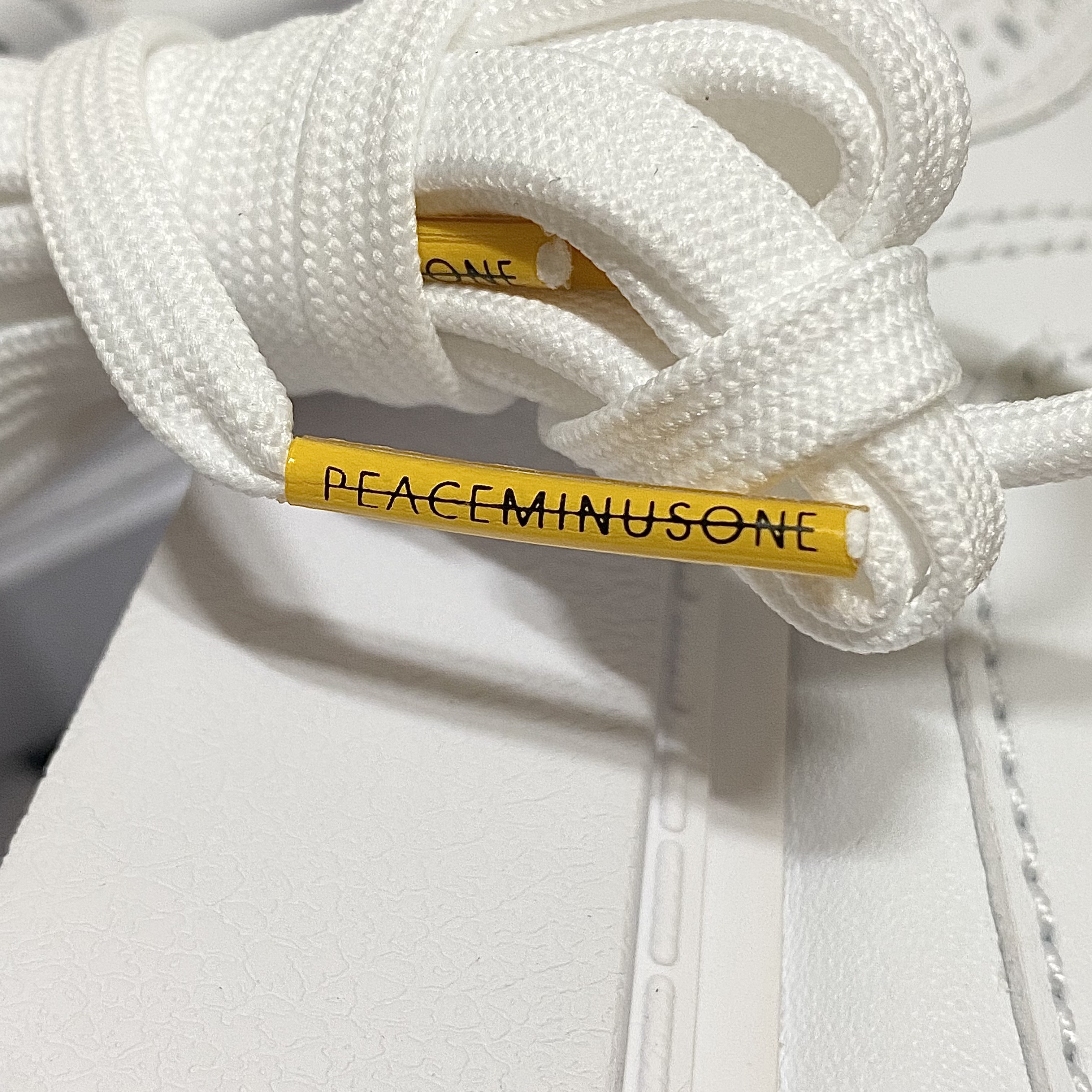 Nike x Peaceminusone Kwondo1 White 착용 스타일 - 2