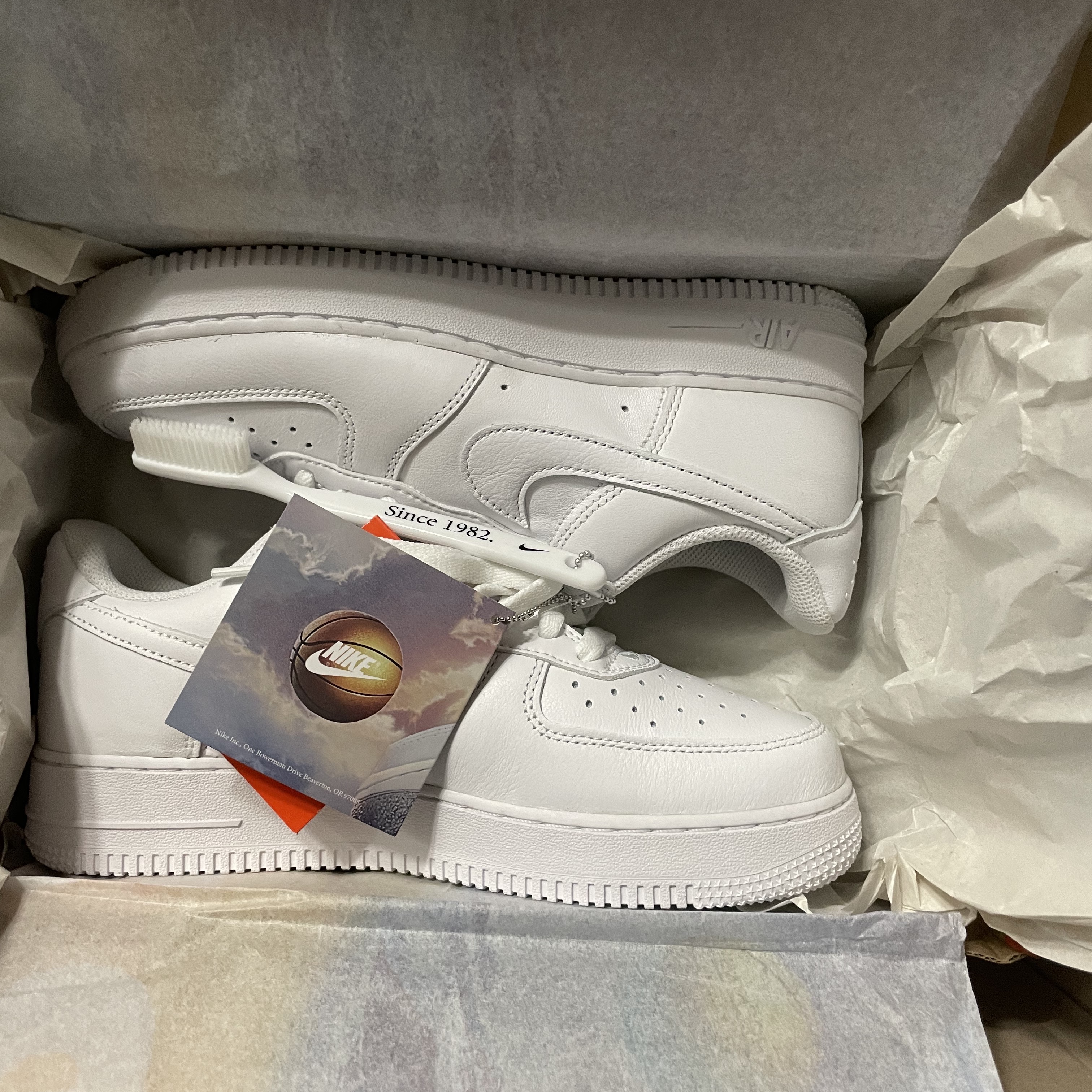 Nike Air Force 1 Low Retro Color of the Month White 착용 스타일 - 3