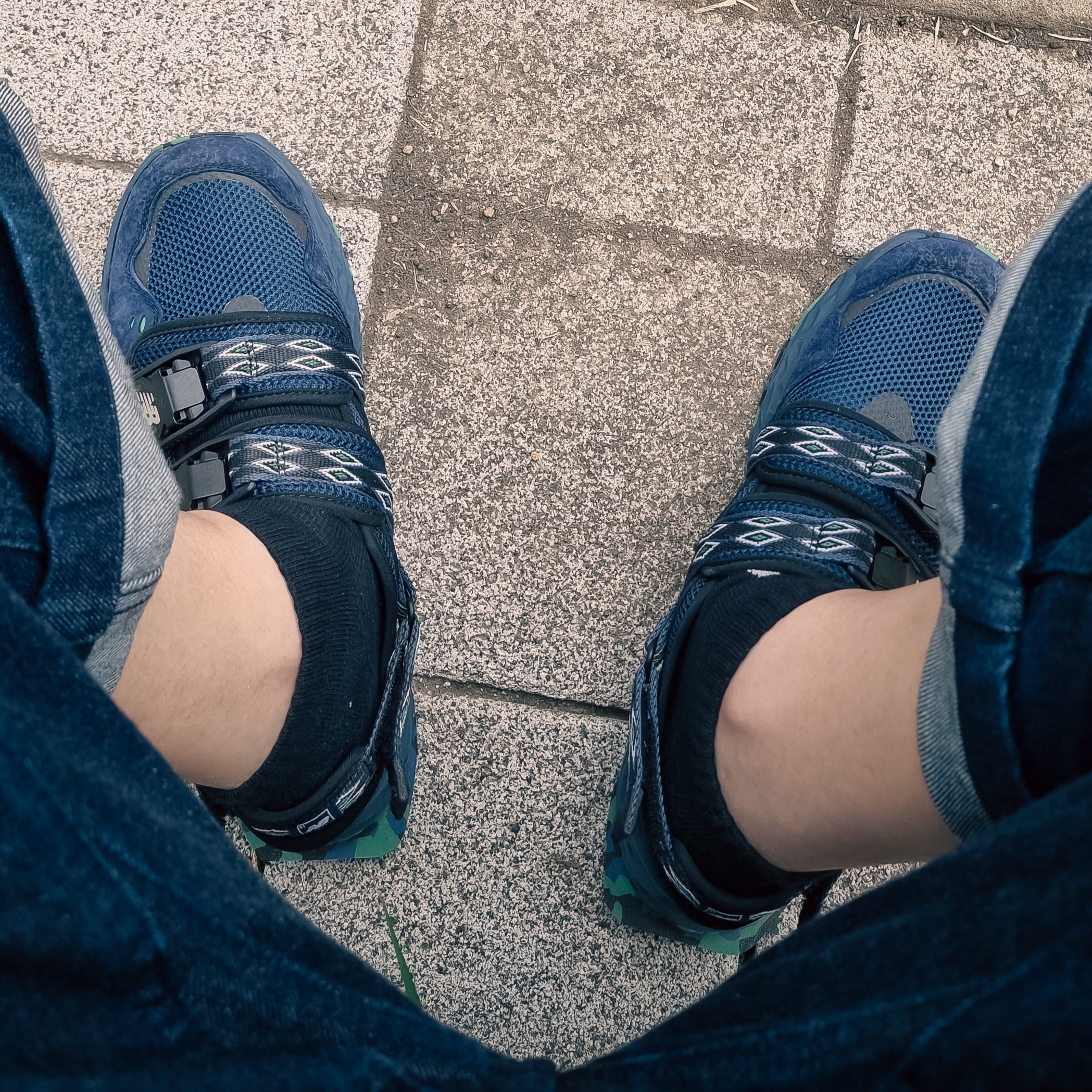 New Balance x Tokyo Design Studio Niobium Concept 2 Natural Indigo 착용 스타일