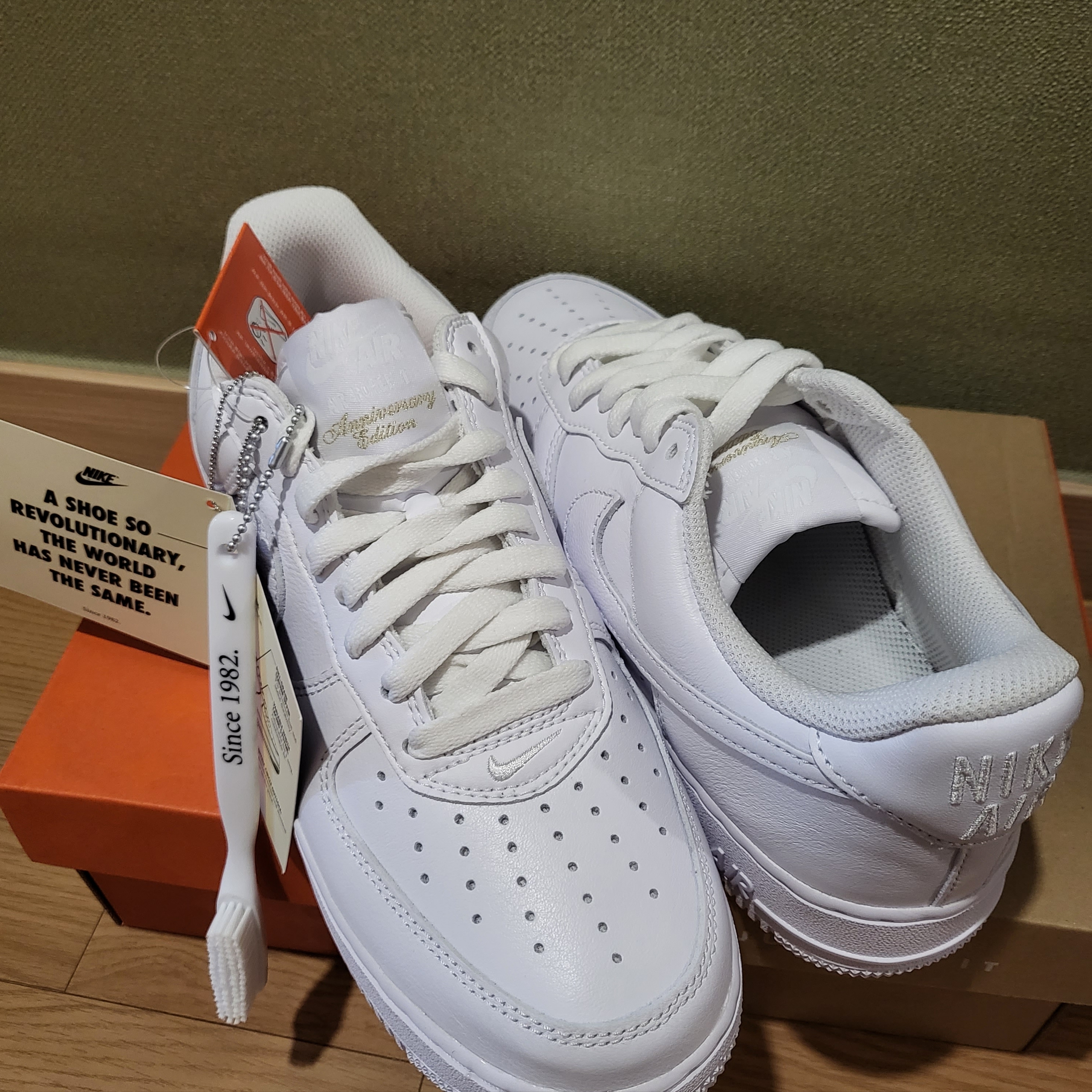 Nike Air Force 1 Low Retro Color of the Month White 착용 스타일