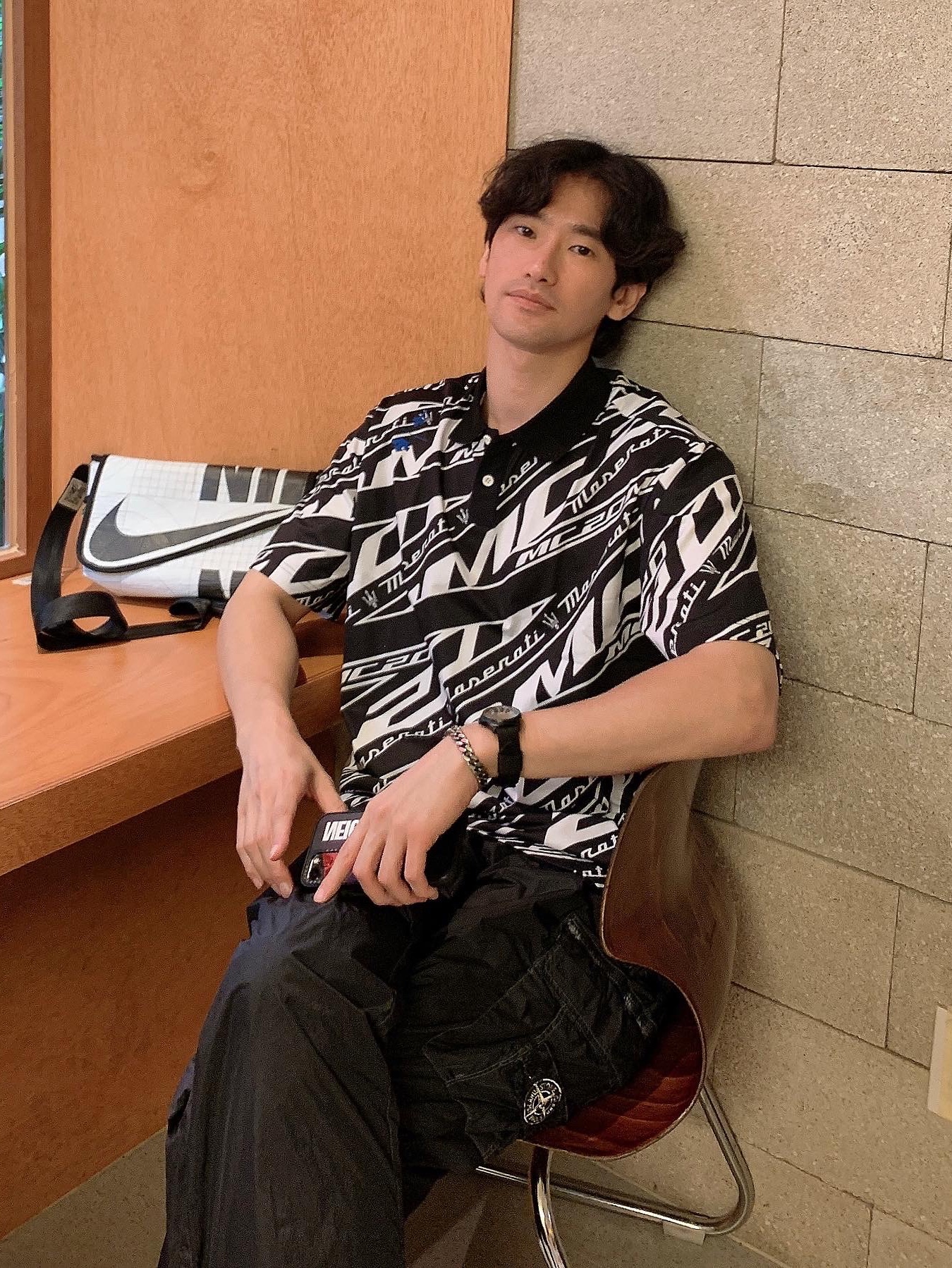 Supreme x Stone Island Painted Camo Nylon Cargo Pants Black - 20FW, Nike x Peaceminusone Air Force 1 Low Para-Noise 착용 스타일 - 1