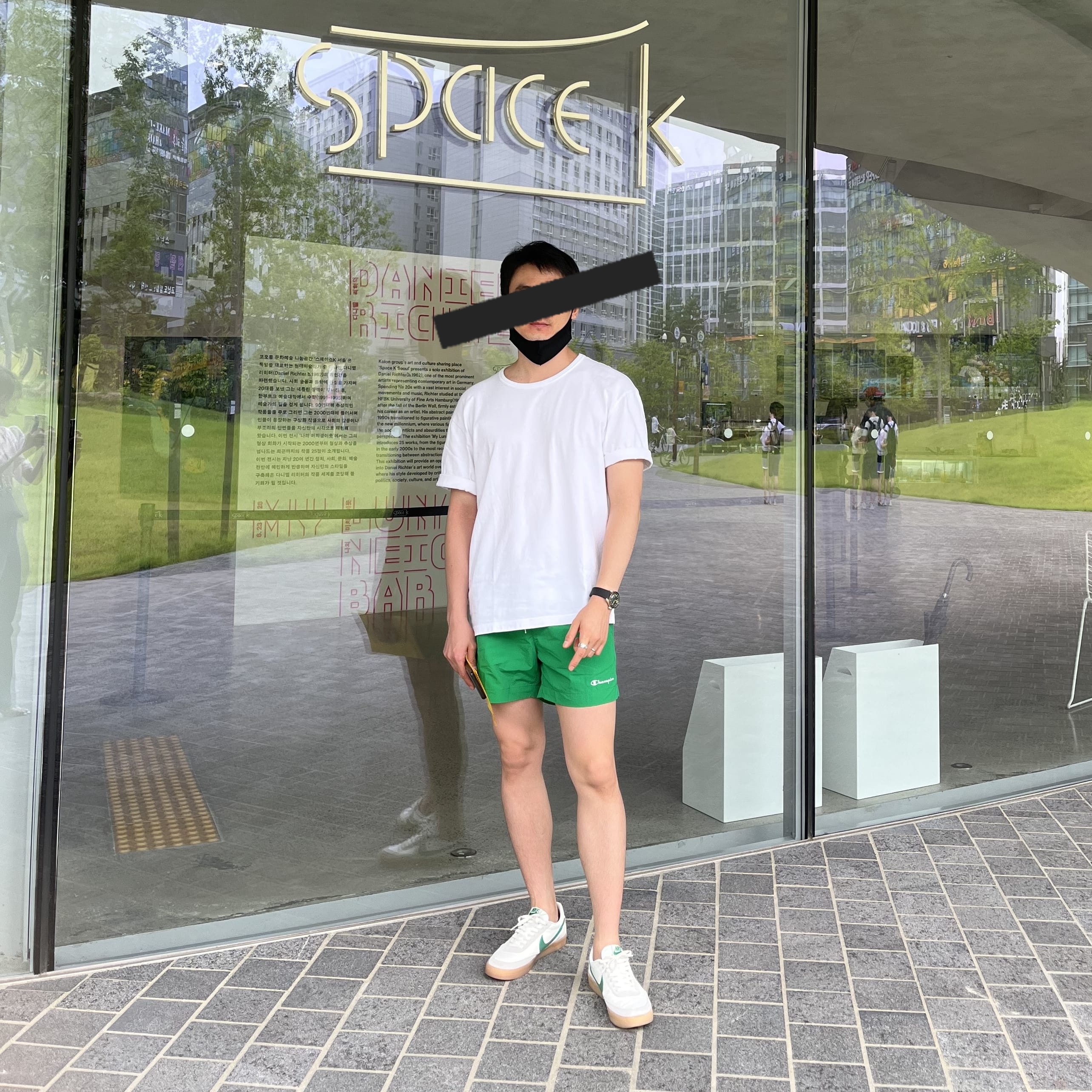 Nike x J.Crew Killshot 2 Lucid Green 착용 스타일