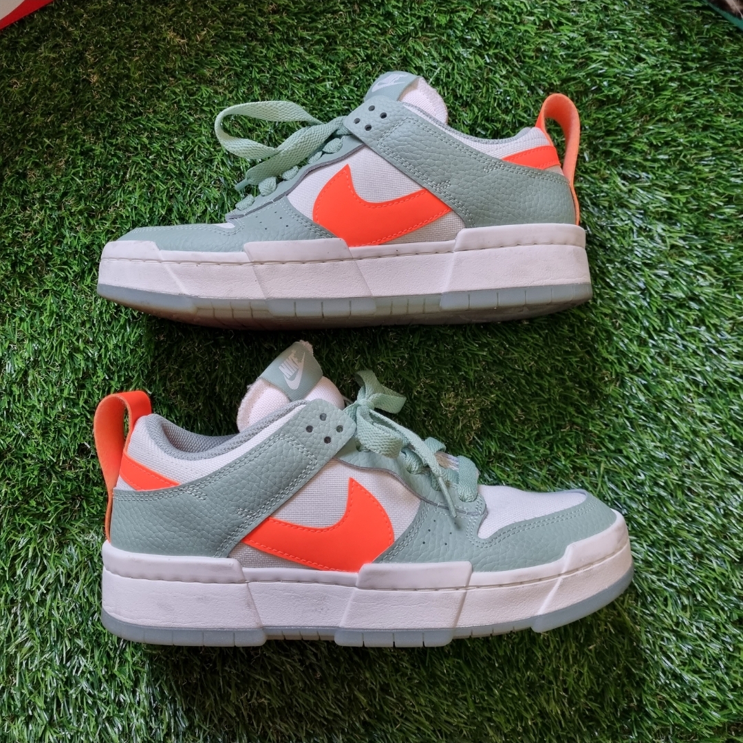 (W) Nike Dunk Low Disrupt Sea Glass 착용 스타일 - 2