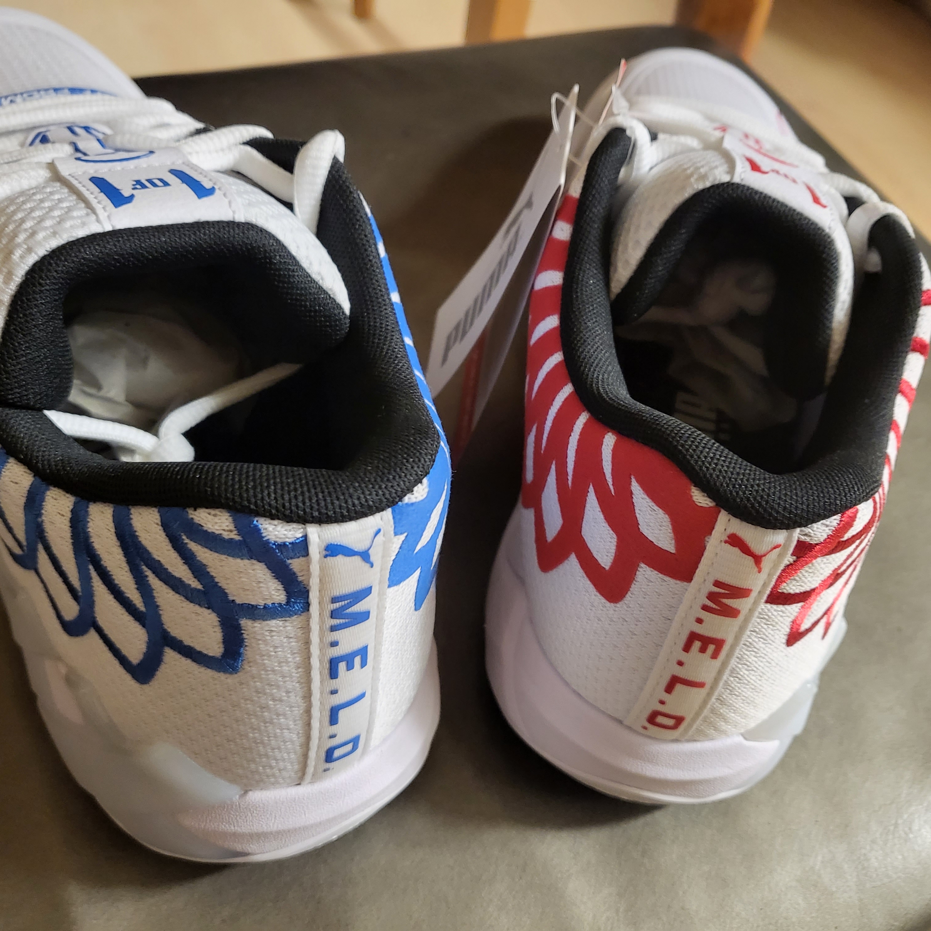 Puma MB.01 White High Risk Red 착용 스타일 - 4